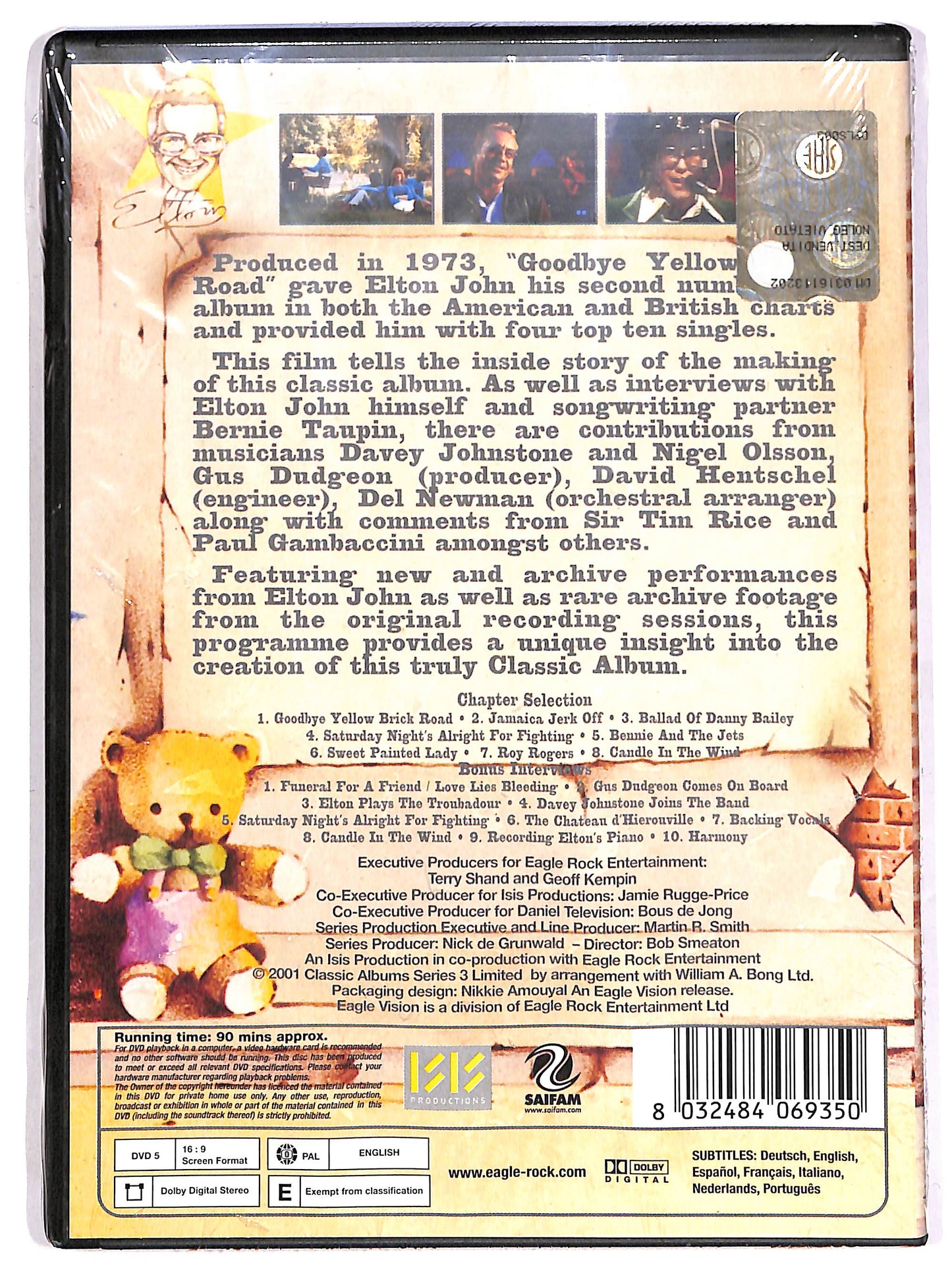 EBOND Elton John - Goodbye Yellow Brick Road DVD D640215