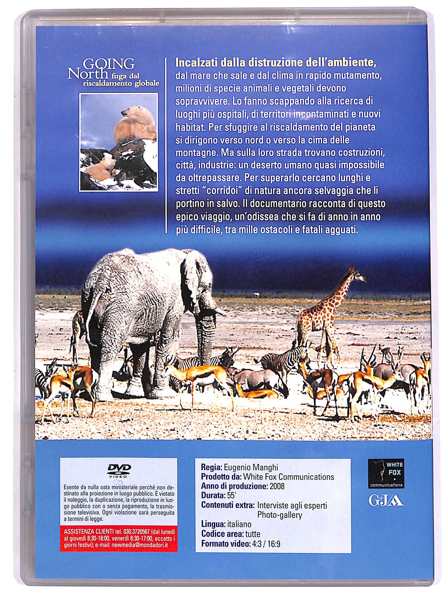 EBOND Going North - Fuga dal riscaldamento globale EDITORIALE DVD D640534