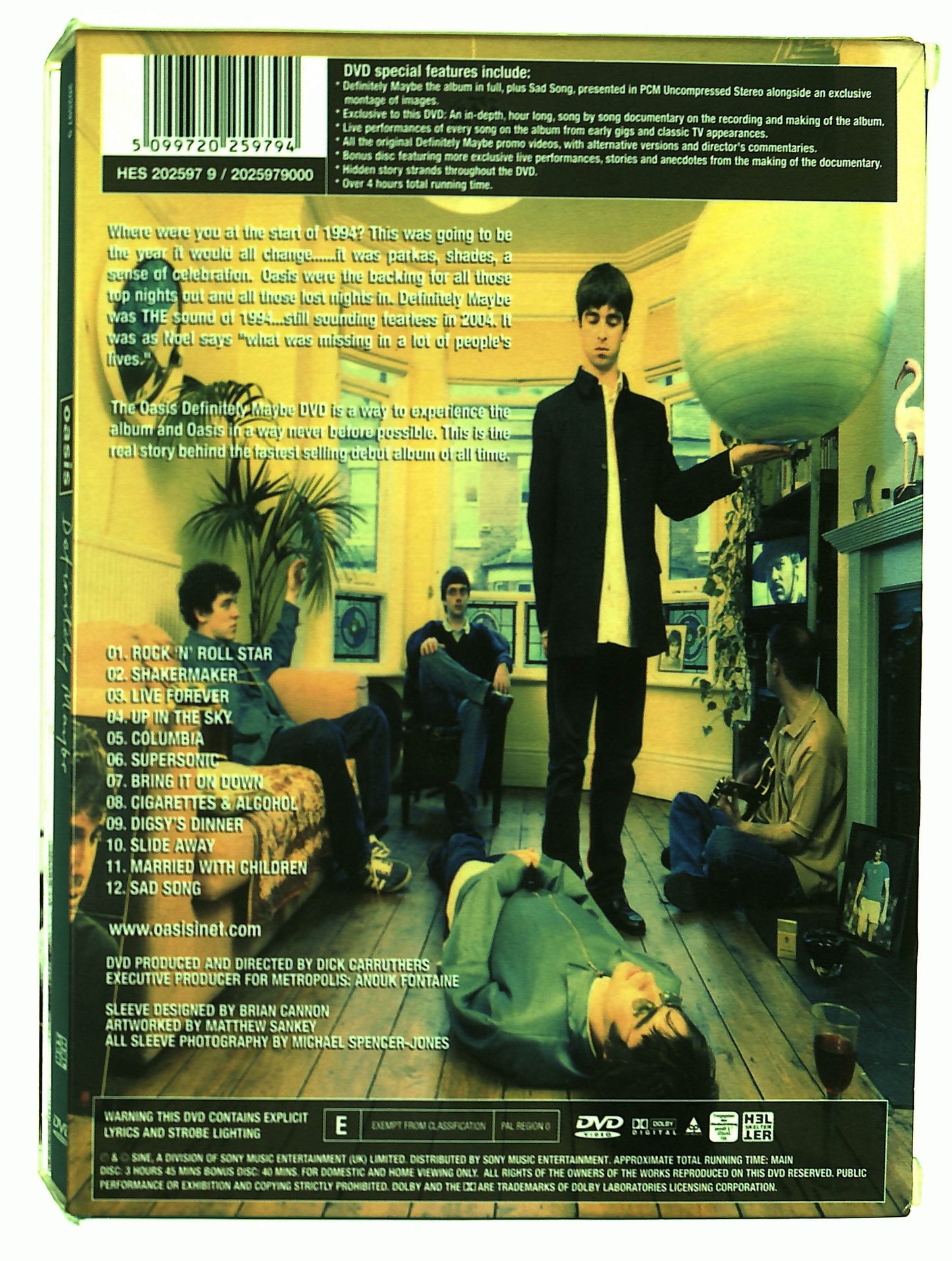 EBOND Oasis – Definitely Maybe DVD D640908