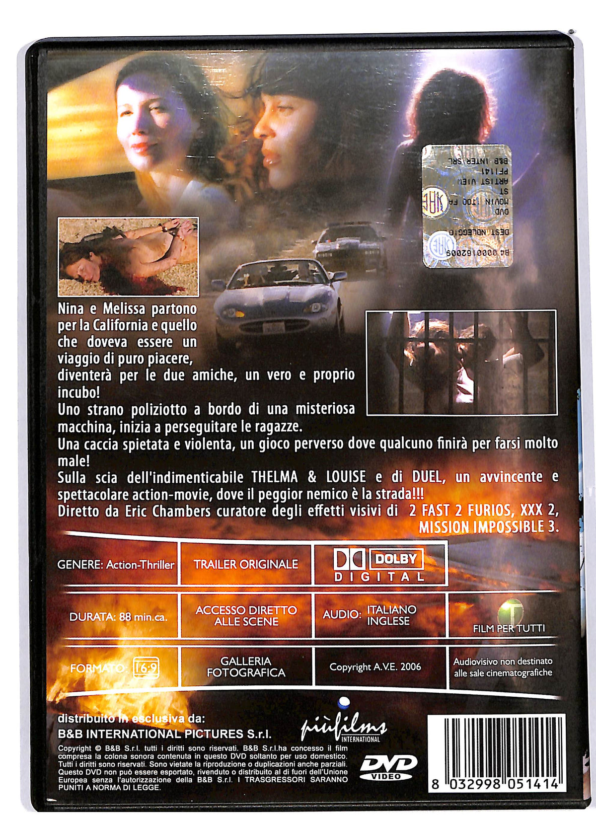 EBOND Movin' Too Fast Noleggio DVD D640911