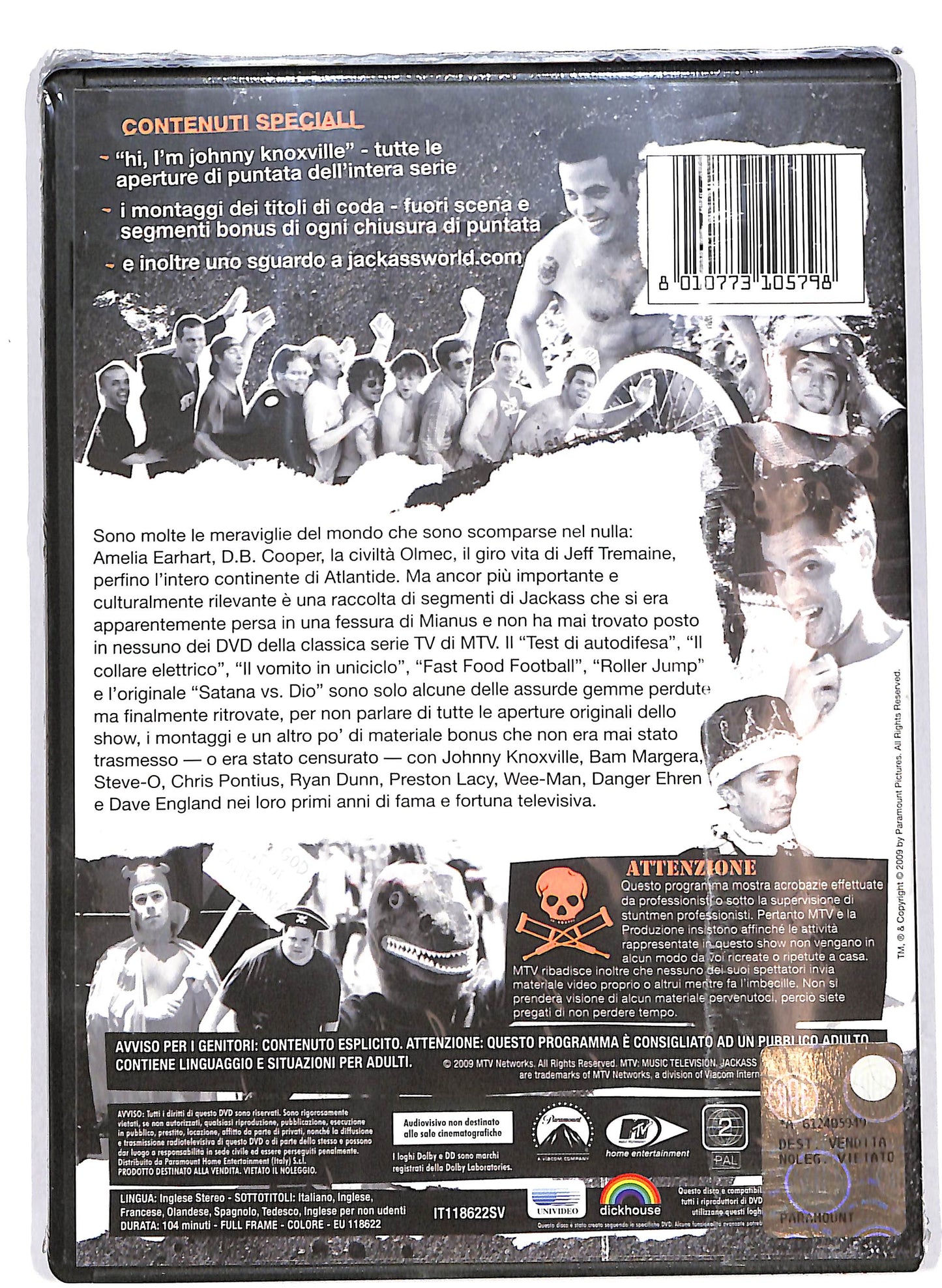 EBOND Jackass  The Lost Tapes DVD D640943