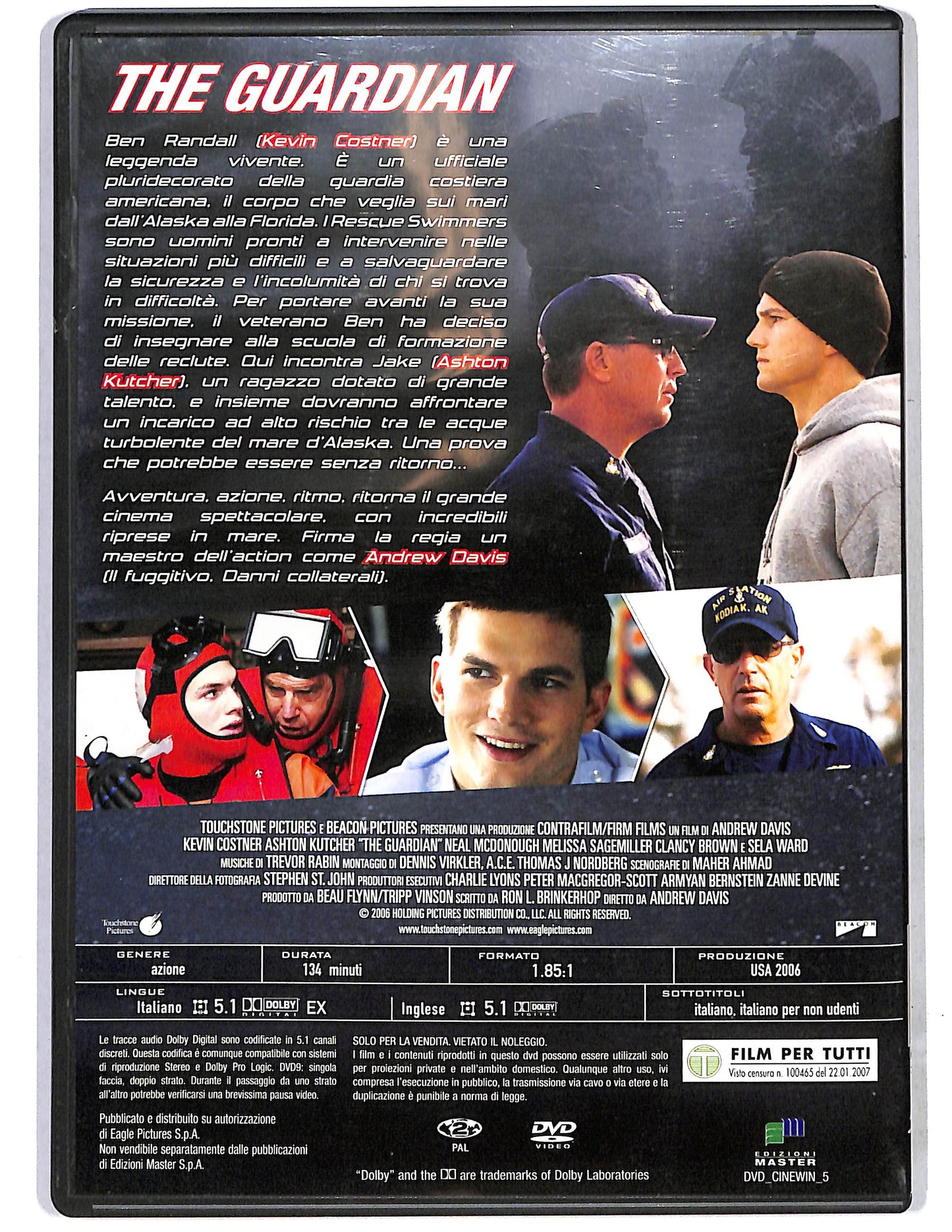 EBOND The guardian   EDITORIALE  DVD D641012