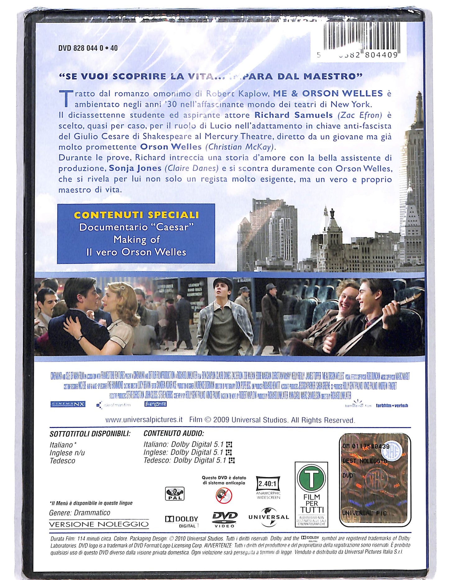 EBOND Me e Orson Welles  NOLEGGIO DVD D641144