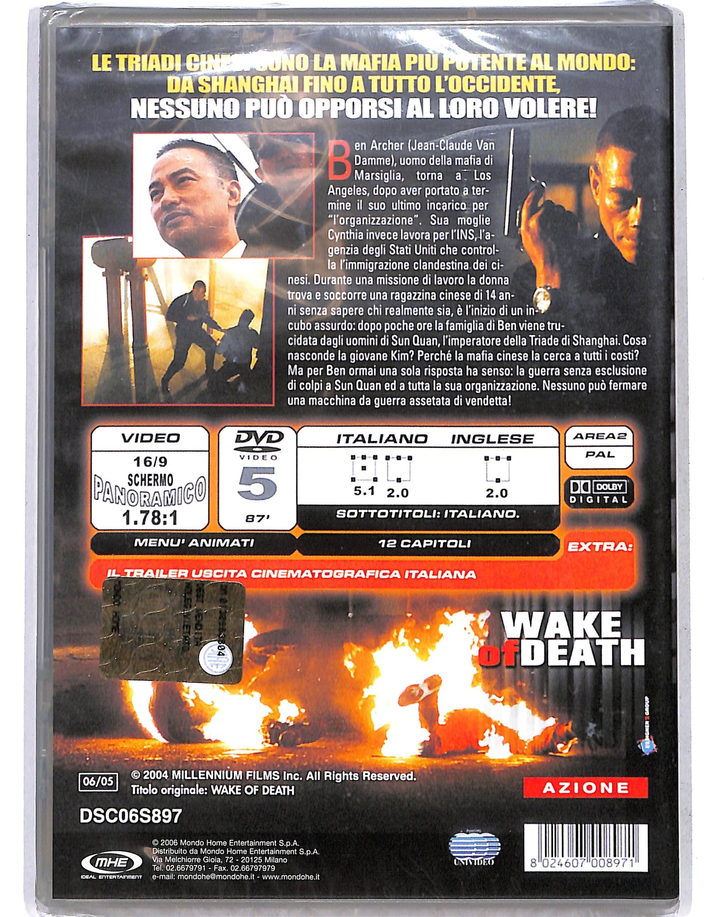 EBOND Wake of Death  Scia di morte DVD D641444