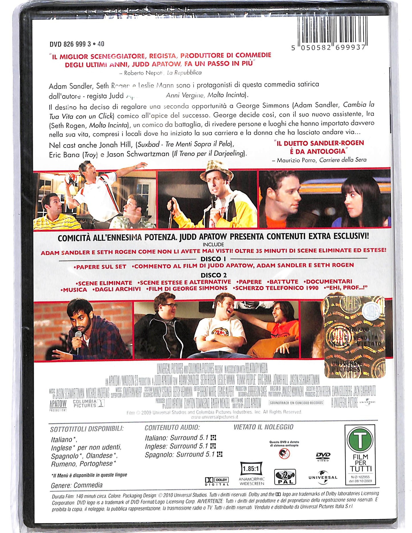 EBOND Funny People  EDIZIONE SPECIALE 2 dischi DVD D641633