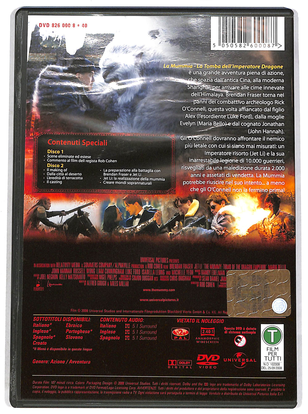 EBOND La mummia - La tomba dell'Imperatore Dragone Special Edition 2DVD DVD D641836