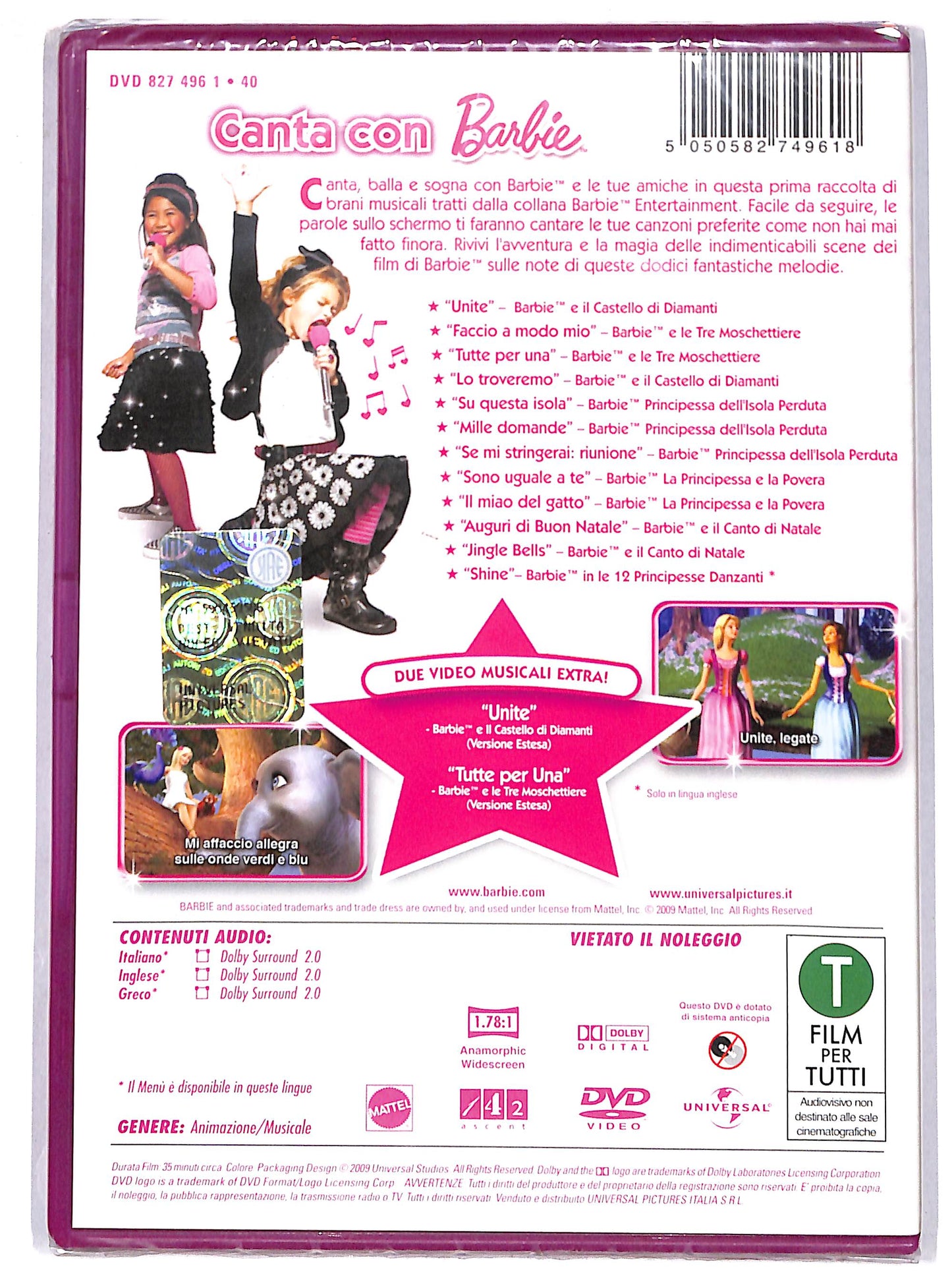 EBOND canta con barbie DVD D641910