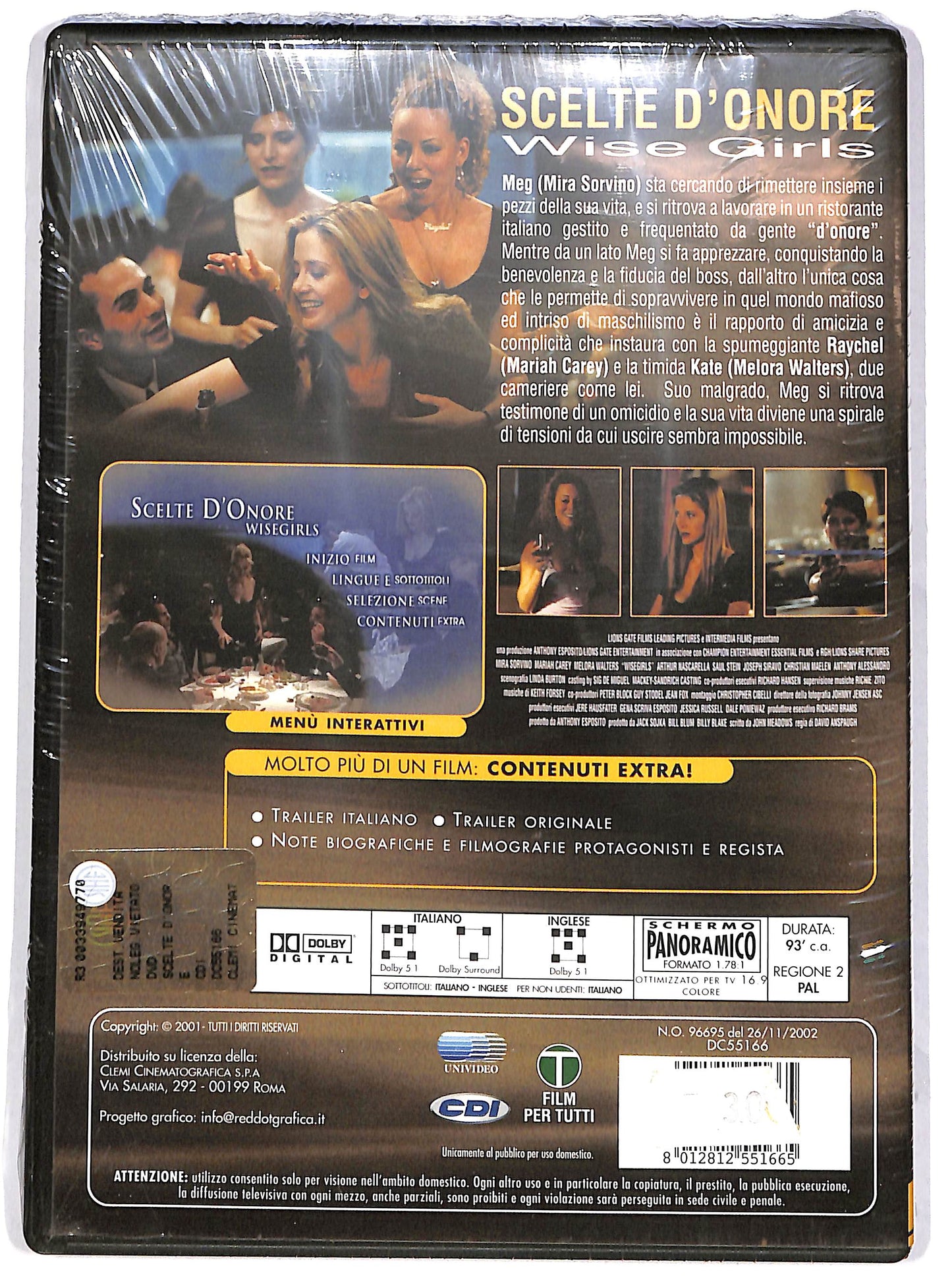 EBOND Scelte d'onore DVD D642102
