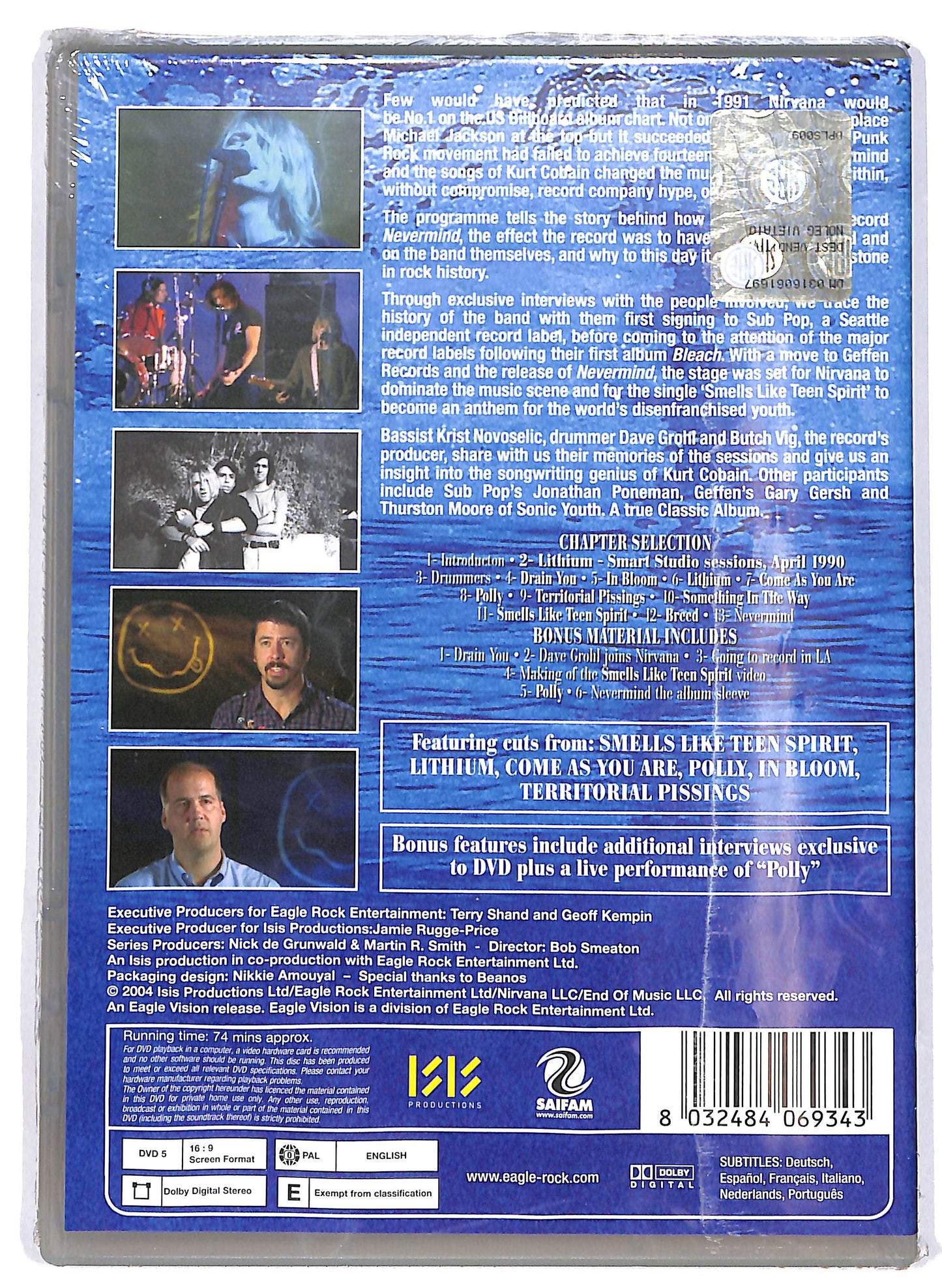 EBOND Nirvana  Nevermind DVD D642323