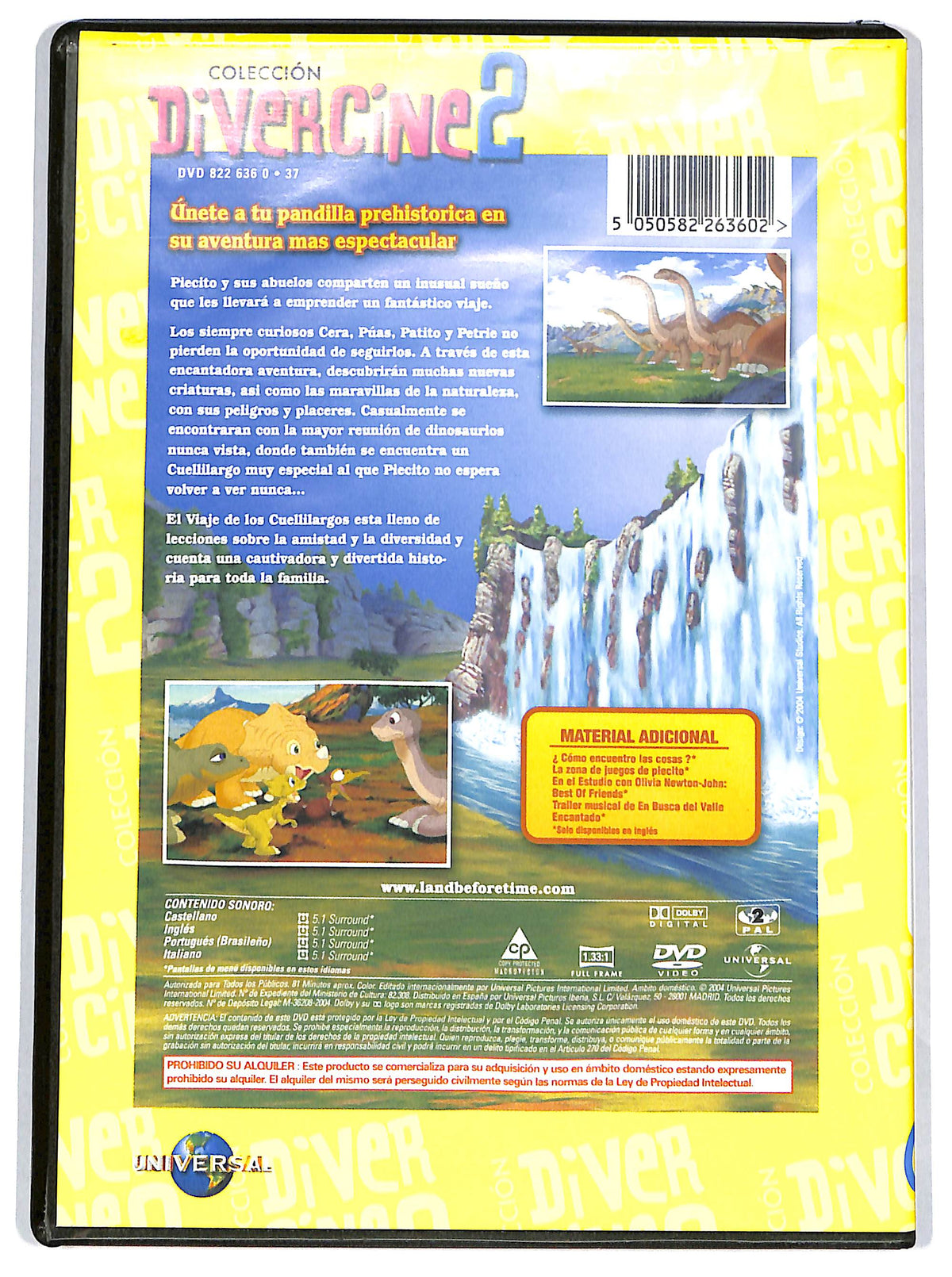 EBOND En Busca del Valle Encantado-El viaje de los Cuellilargos DVD D642429