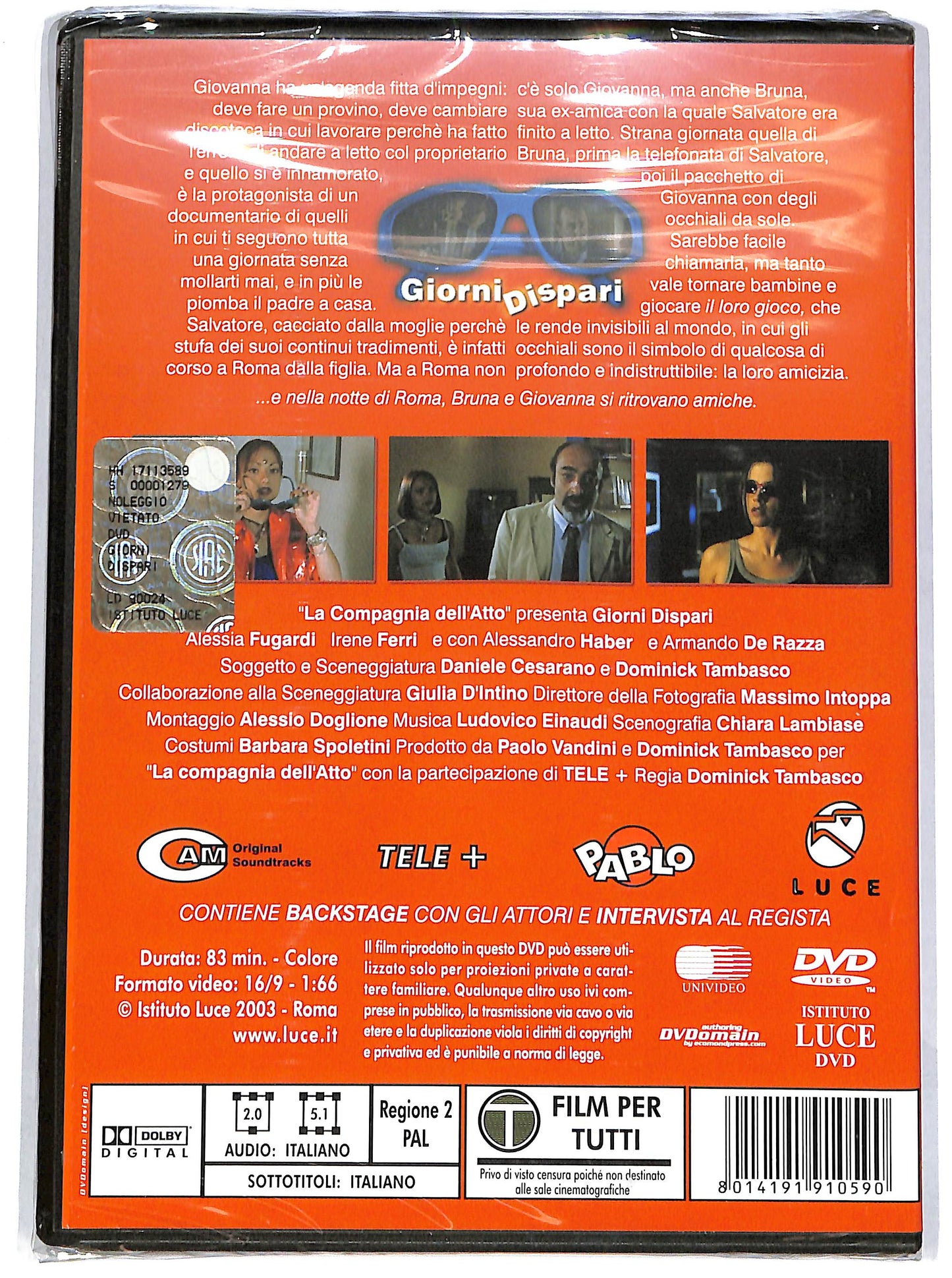 EBOND Giorni dispari (film) DVD D642447