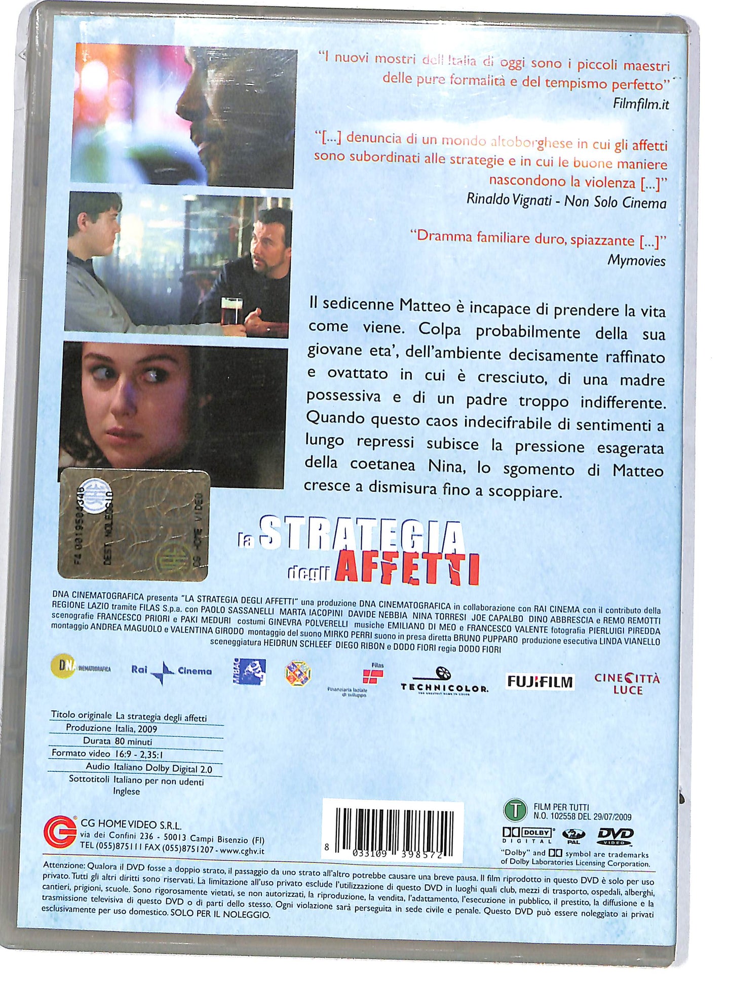 EBOND La strategia degli affetti Noleggio DVD D642449