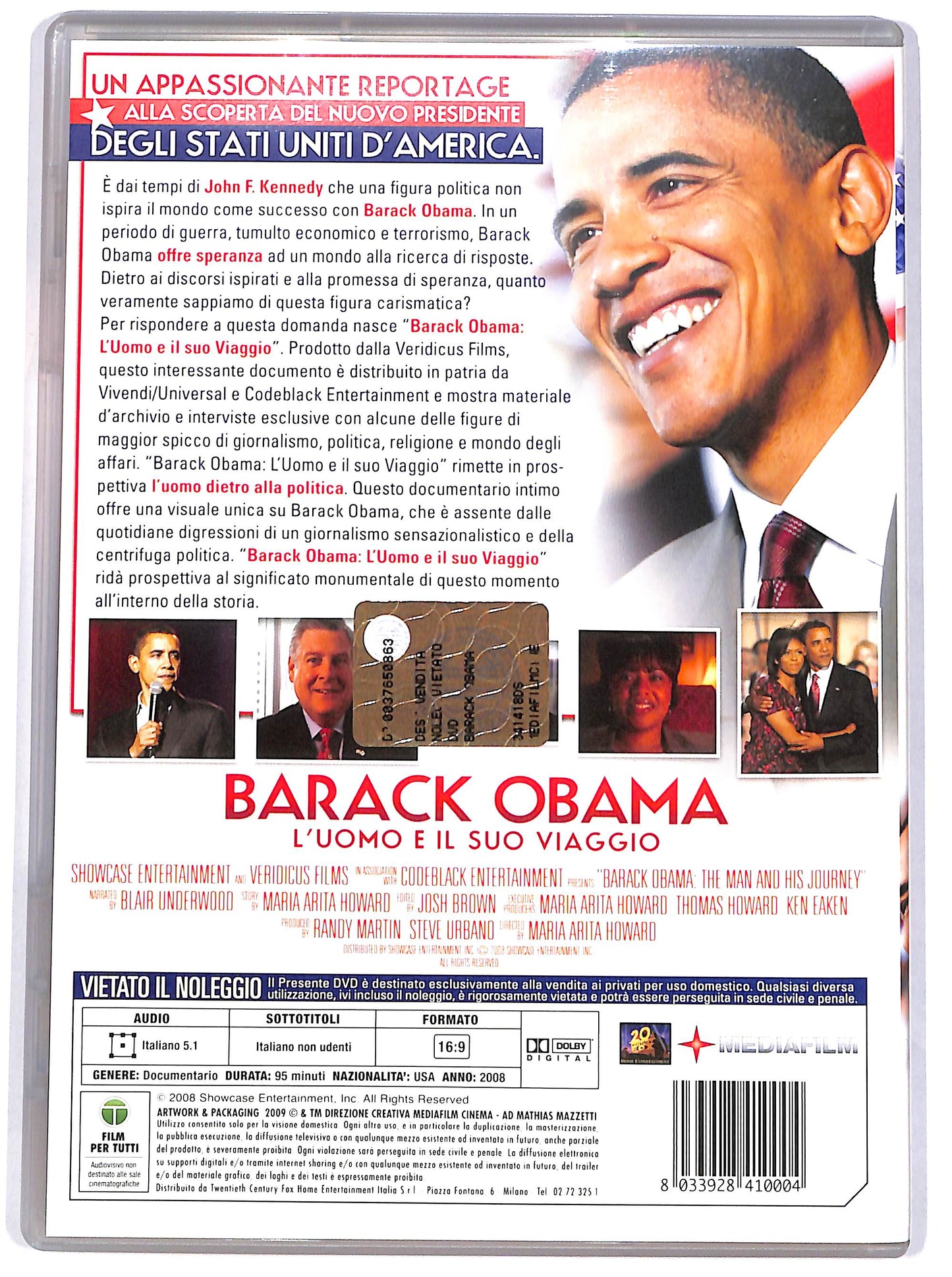 EBOND Barack Obama - L'uomo e il suo viaggio DVD D642461