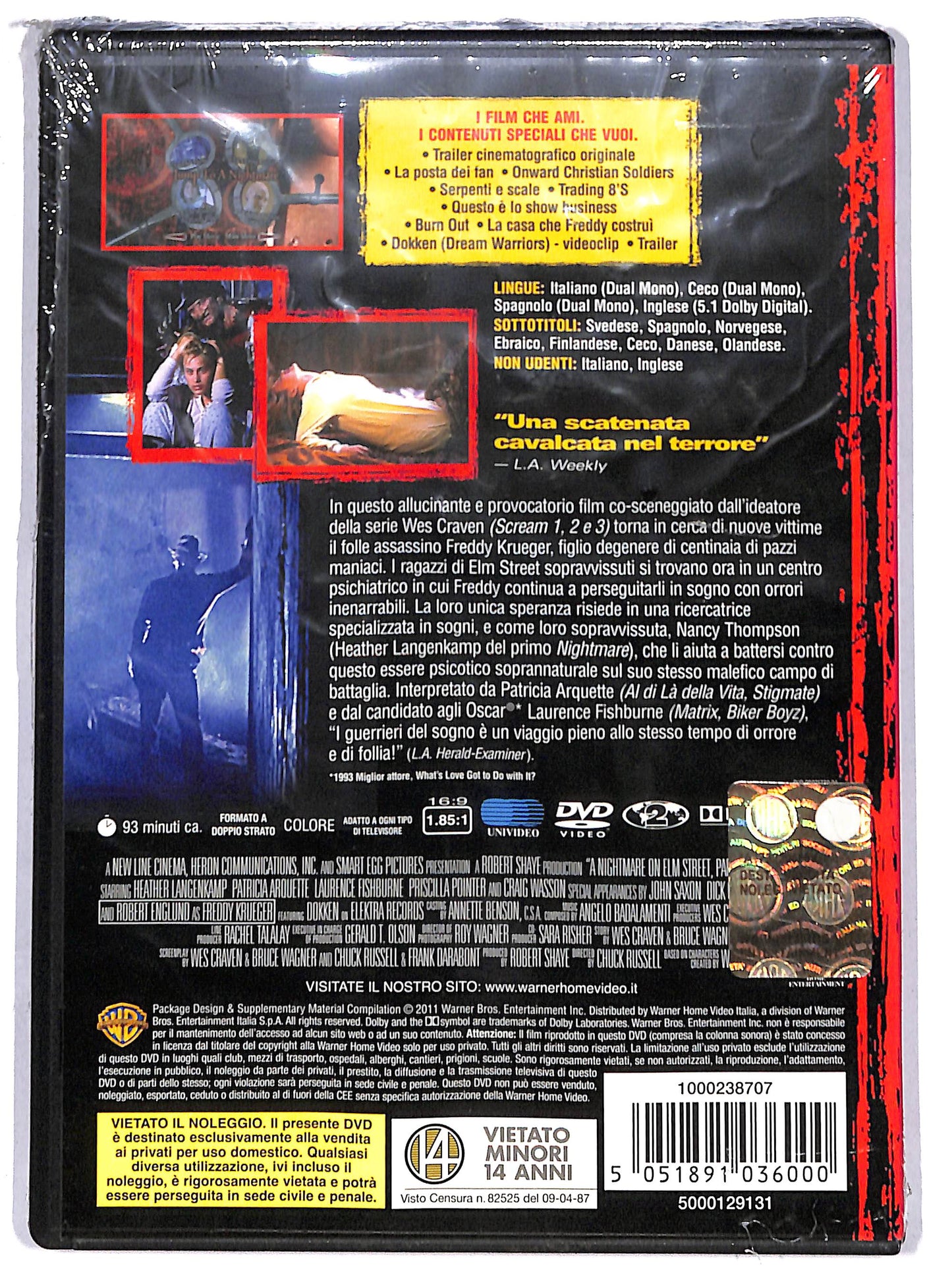 EBOND Nightmare 3 - I guerrieri del sogno DVD D642510