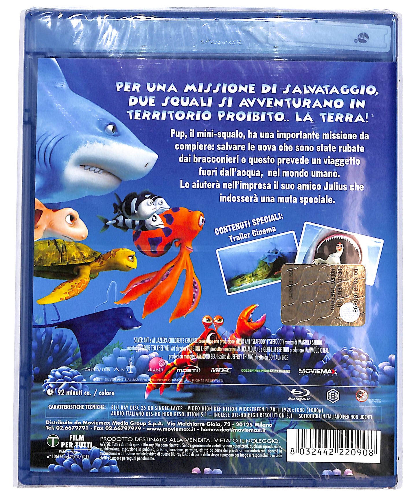 EBOND Seafood Un pesce fuor d'acqua BLURAY + DVD BLURAY BLURAY D642614