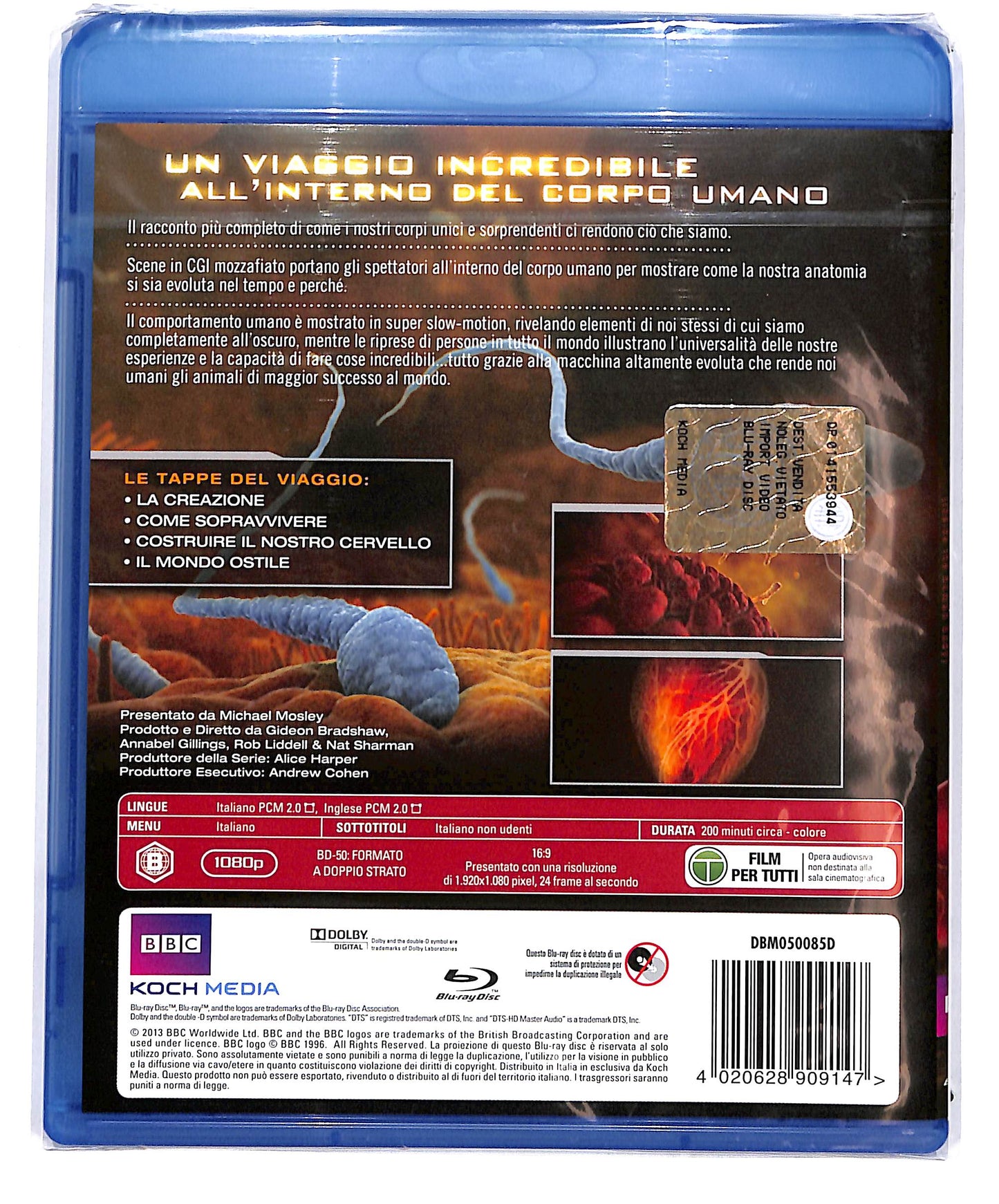 EBOND Lo straordinario viaggio nel corpo umano BLURAY D642625