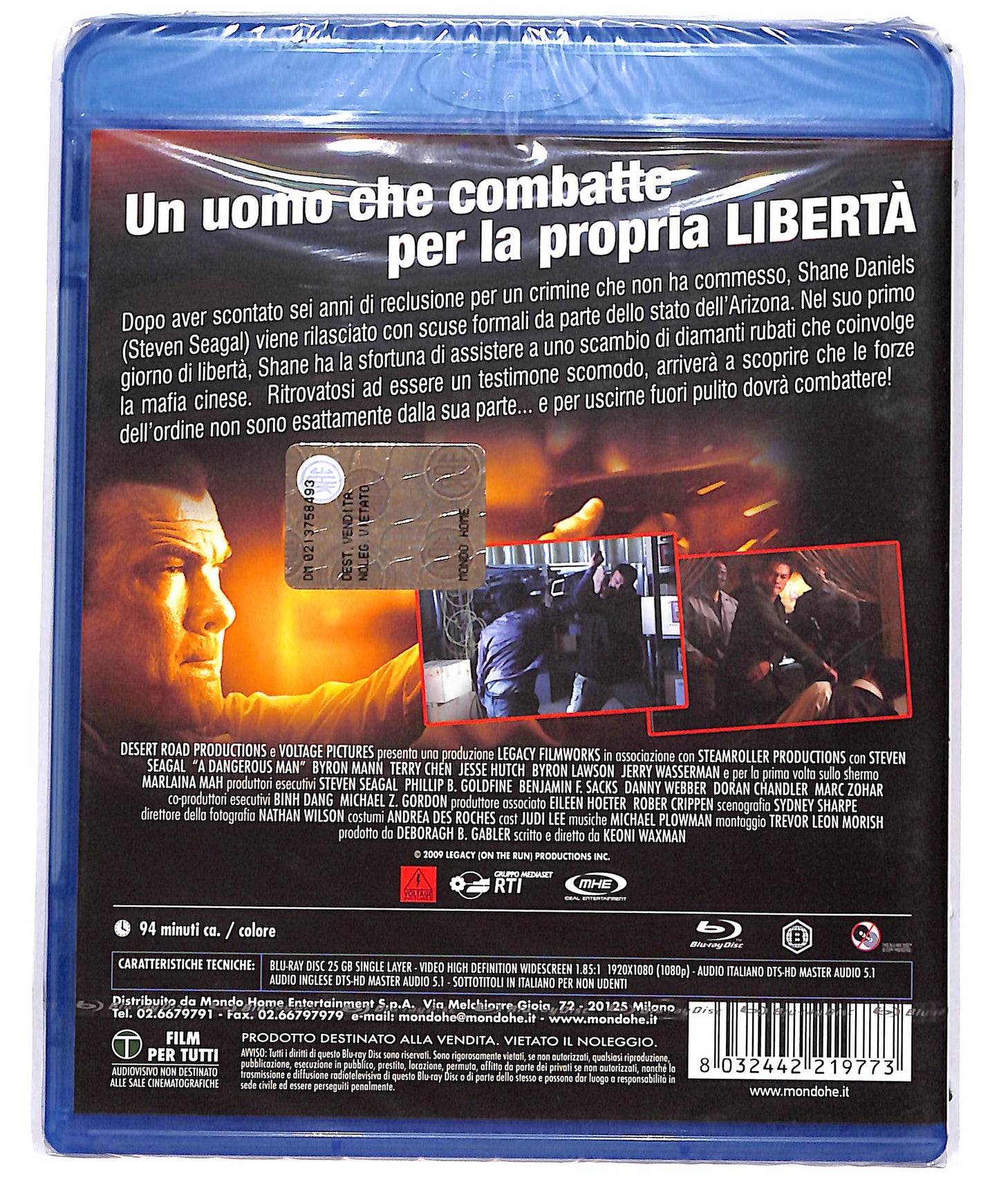 EBOND A Dangerous Man. Solo contro tutti BLURAY BLURAY BLURAY D642639