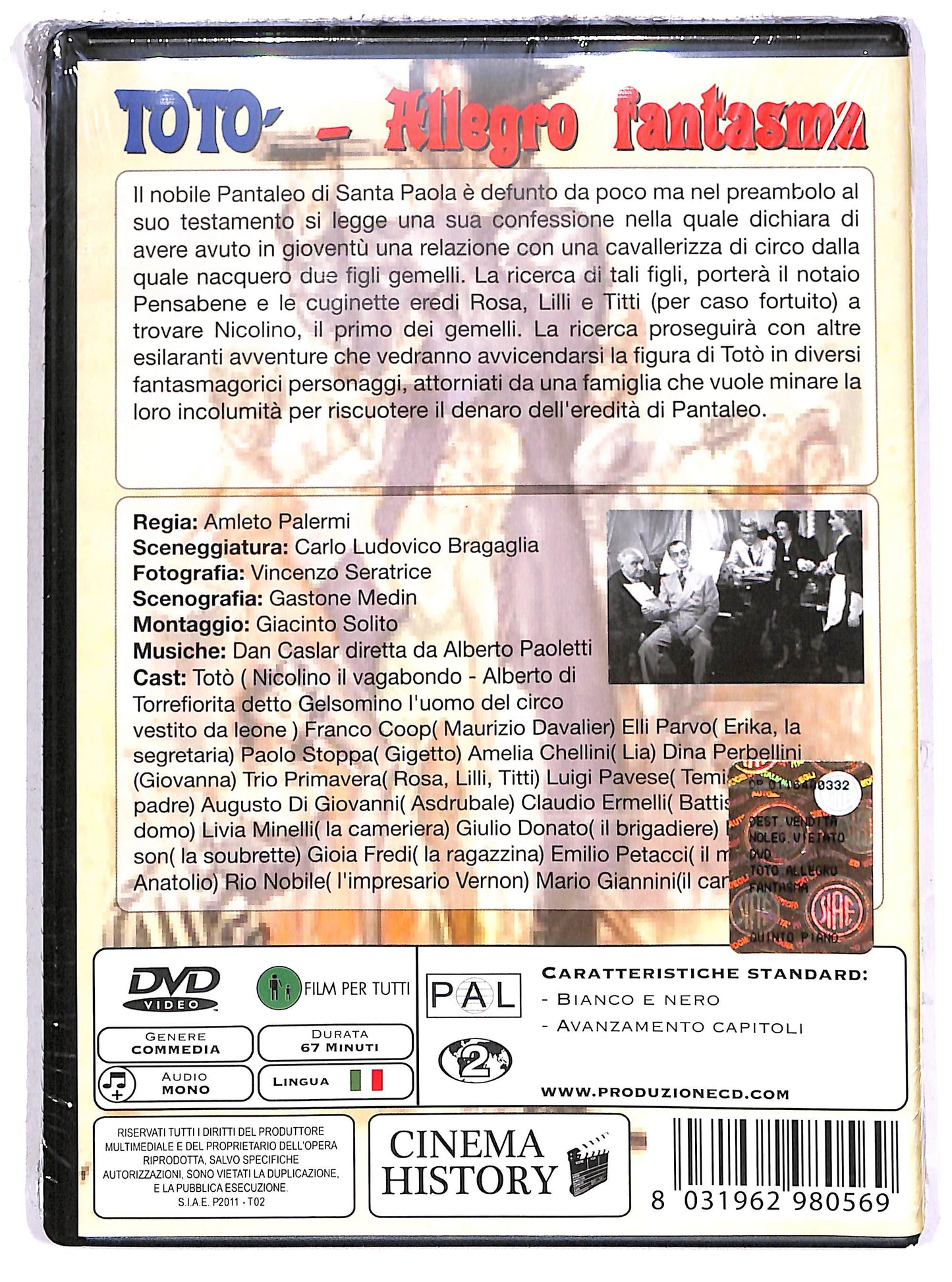 EBOND Toto - Allegro fantasma DVD D643065