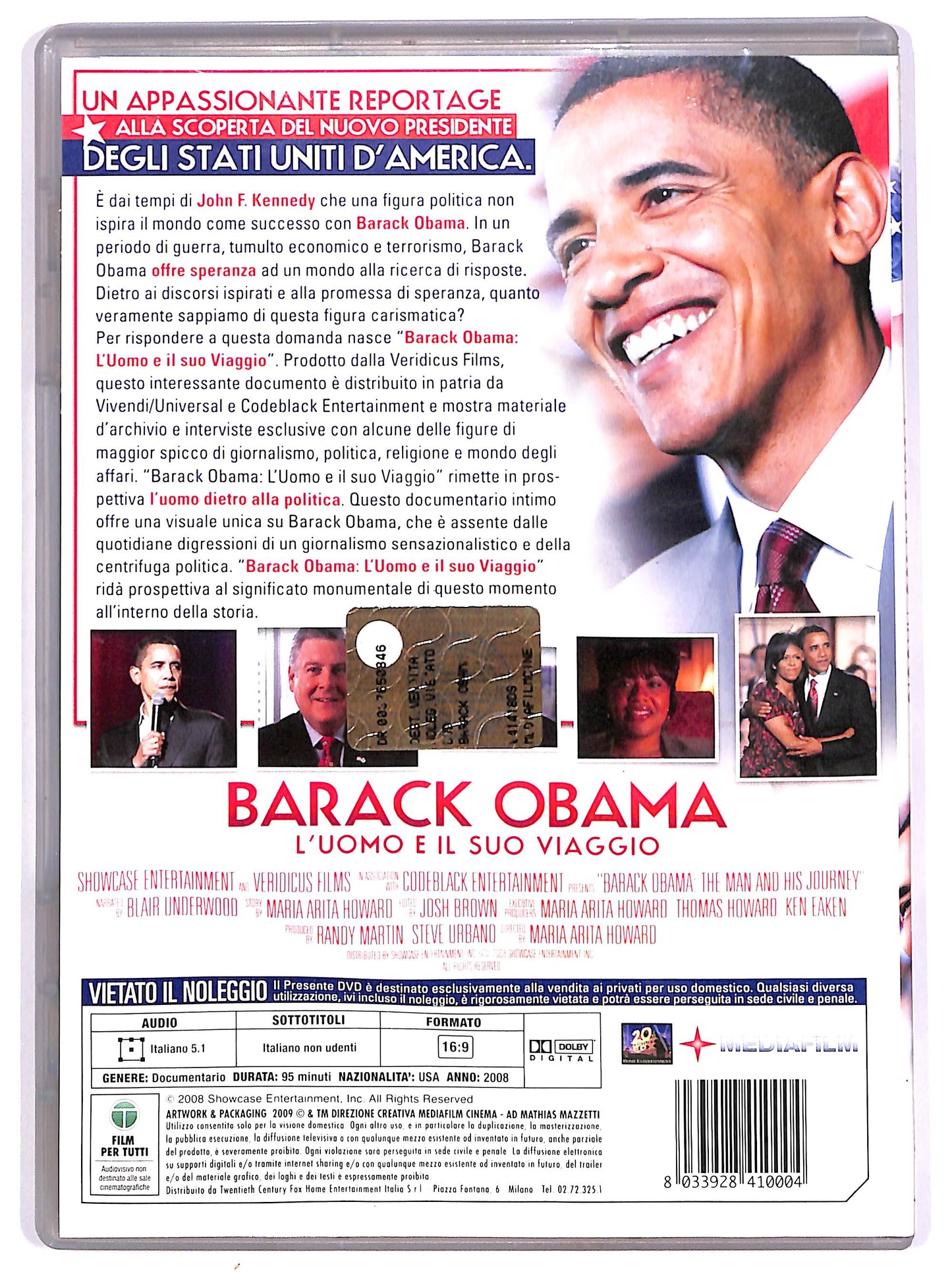 EBOND Barack Obama - L'uomo e il suo viaggio DVD D643132