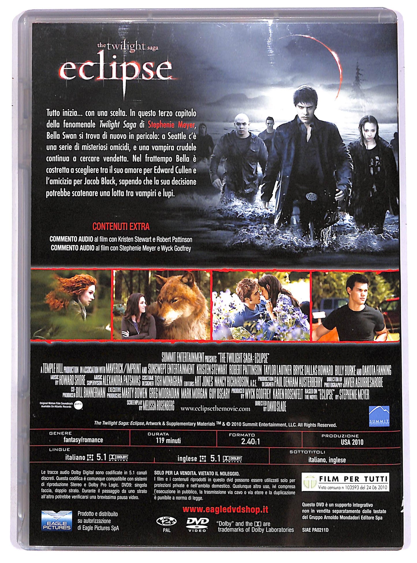 EBOND The Twilight Saga: Eclipse EDITORIALE DVD D643327