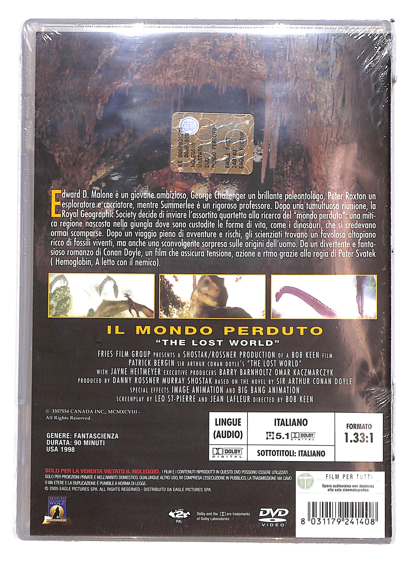 EBOND Il mondo perduto (film 1998) Slim DVD D643512