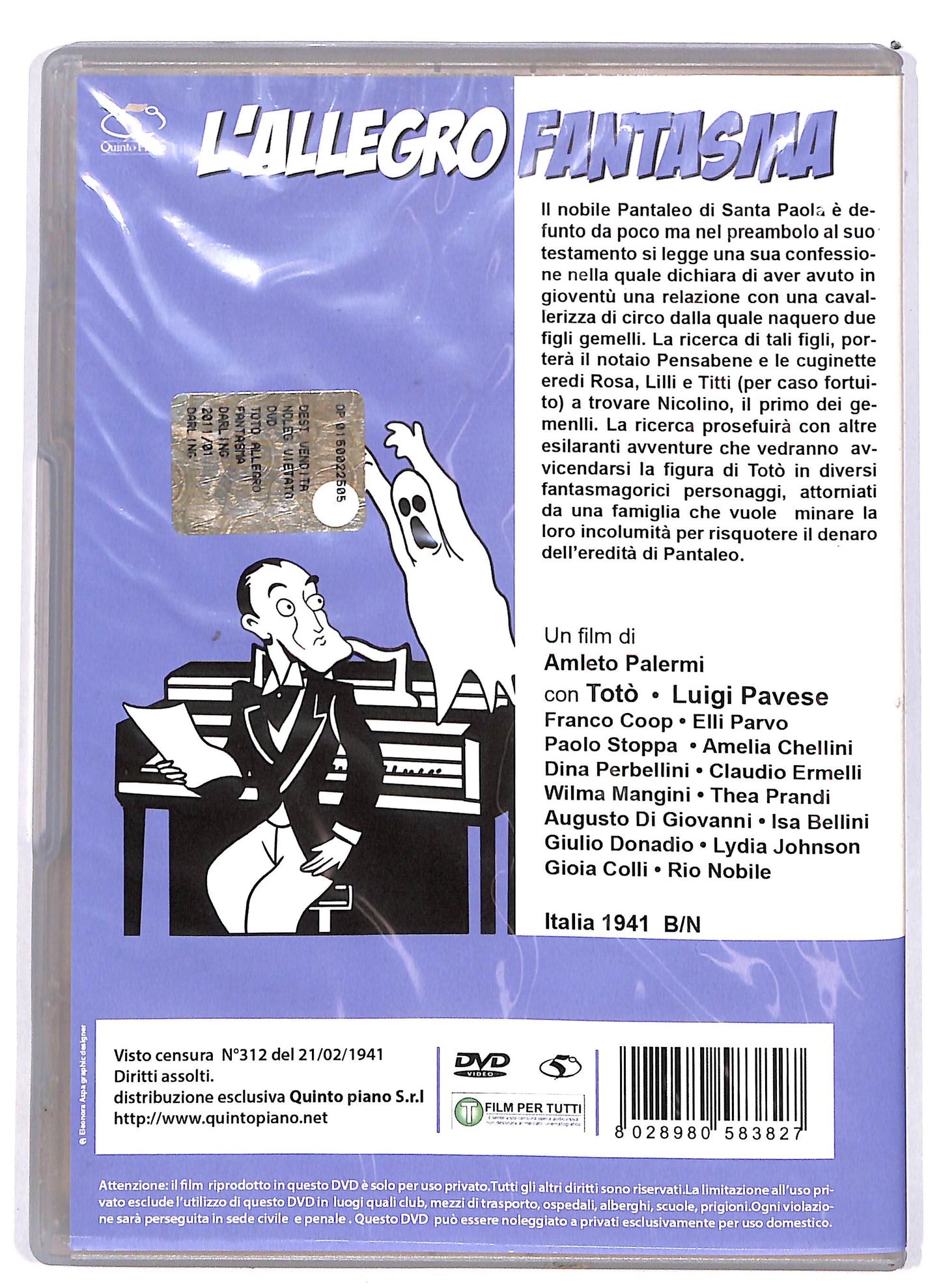 EBOND L'allegro fantasma DVD D643547