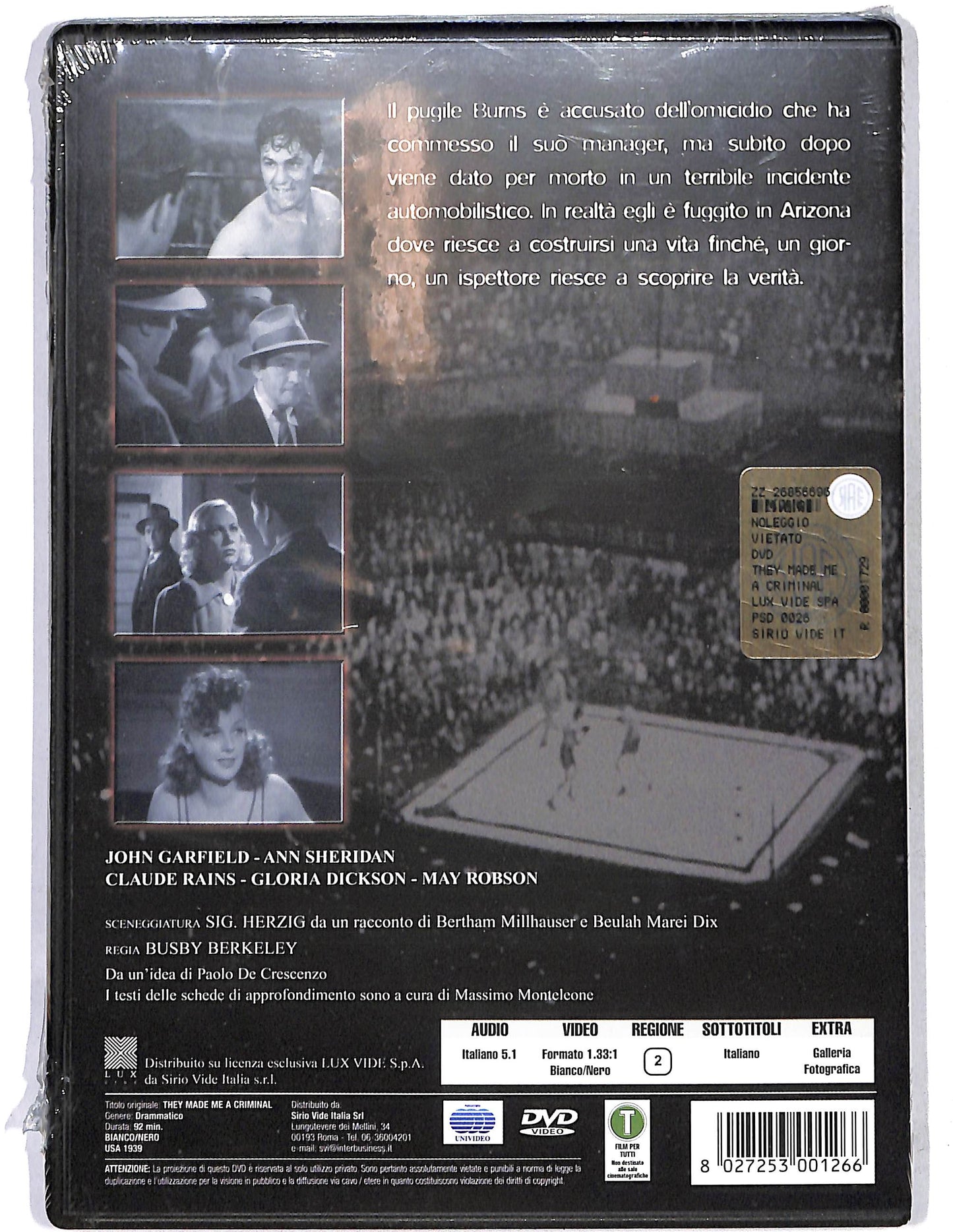 EBOND They made me a criminal DVD D643924