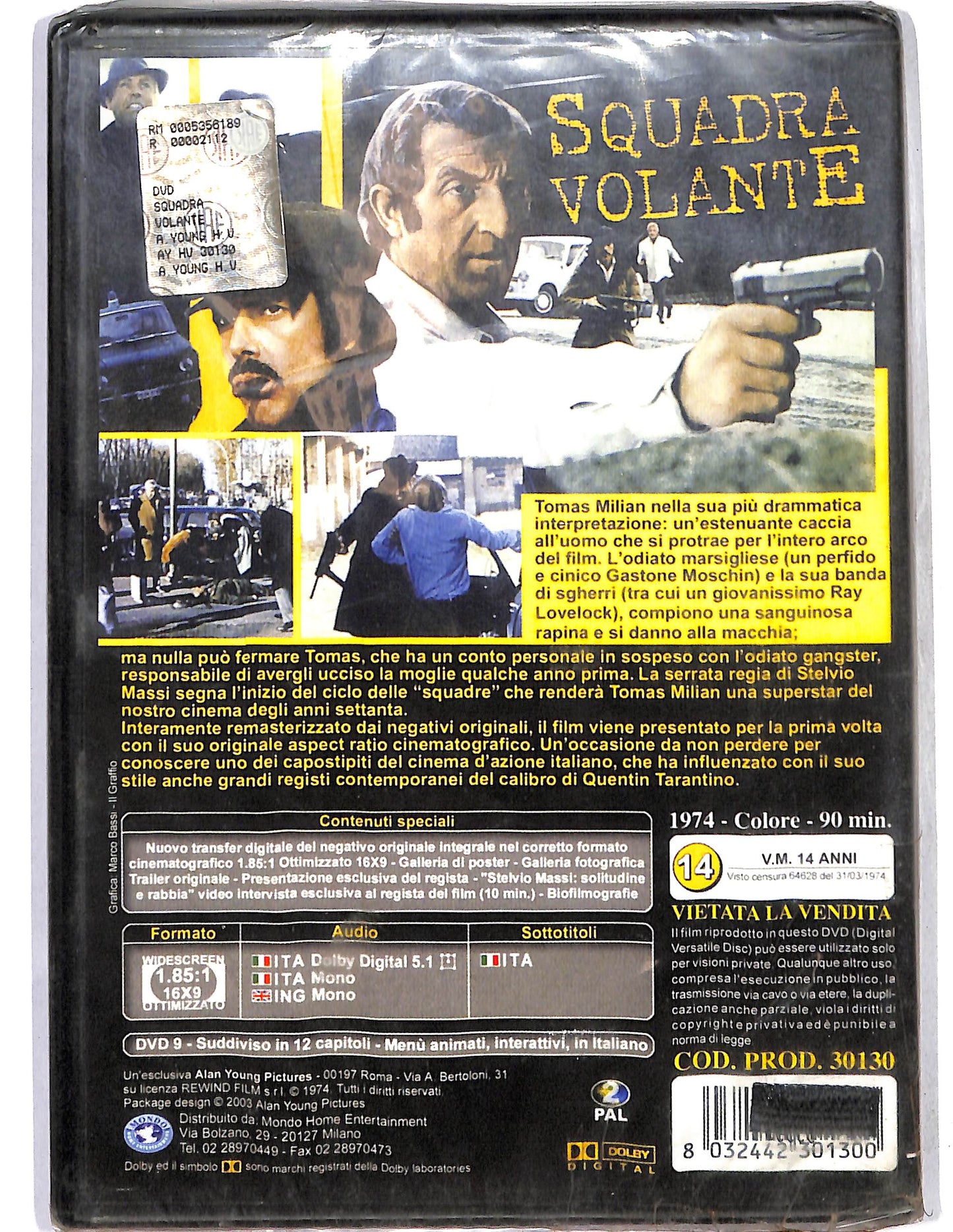 EBOND Squadra volante Noleggio DVD D644007