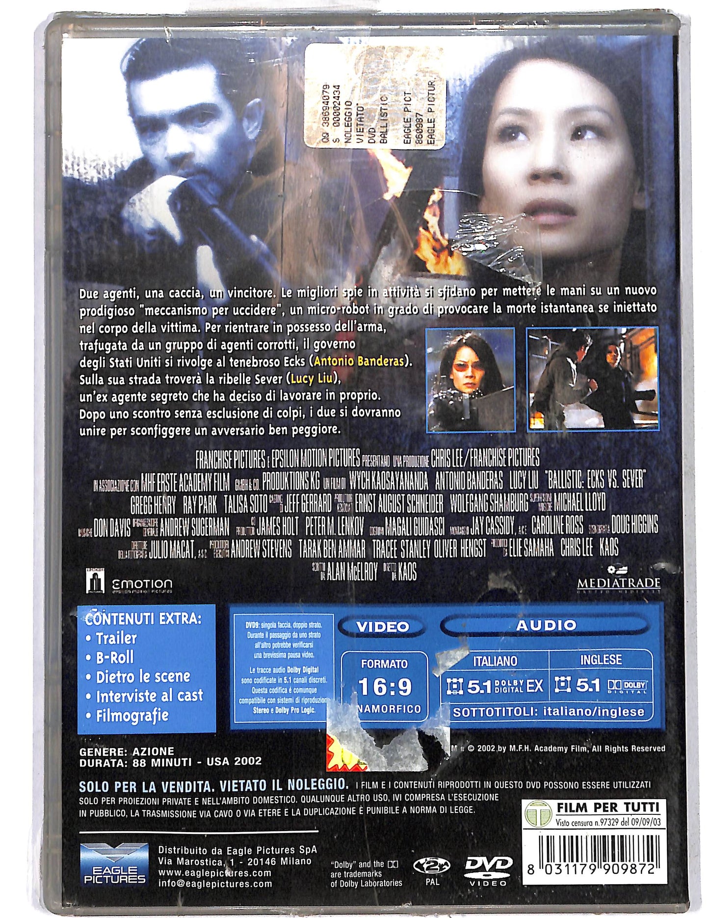 EBOND Ballistic DVD D644032