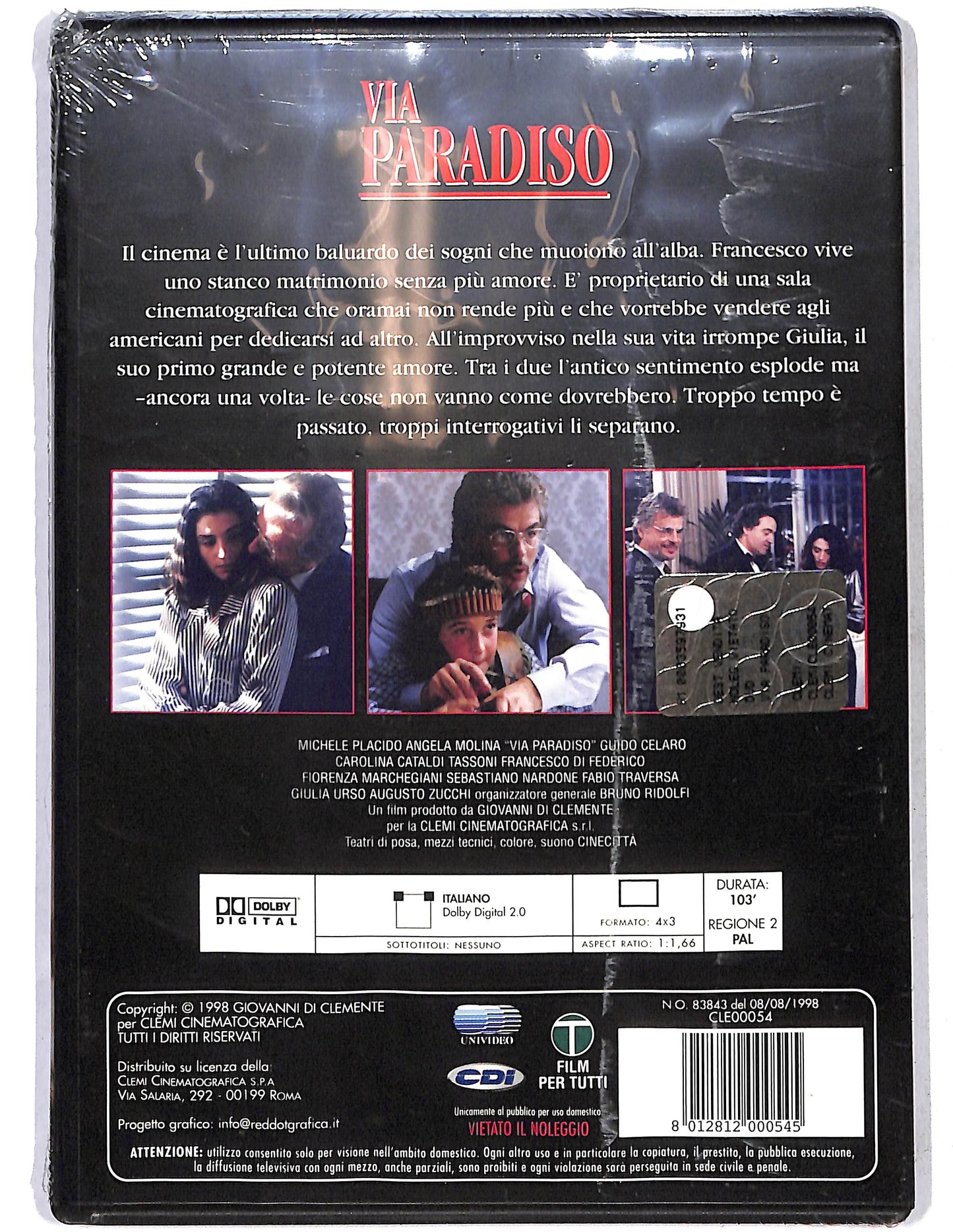 EBOND Via Paradiso  DVD D644056