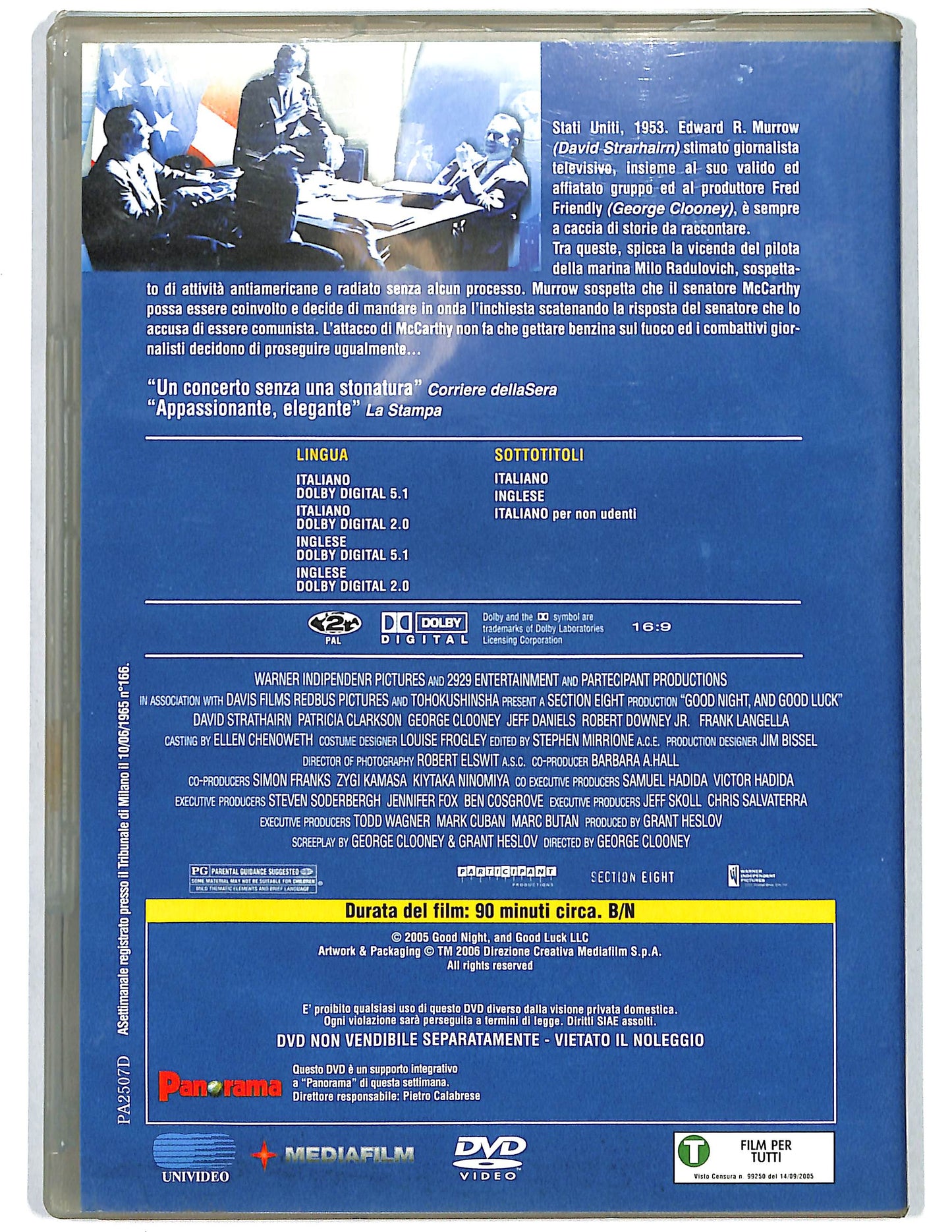 EBOND Good night, and good luck  EDITORIALE DVD D644302