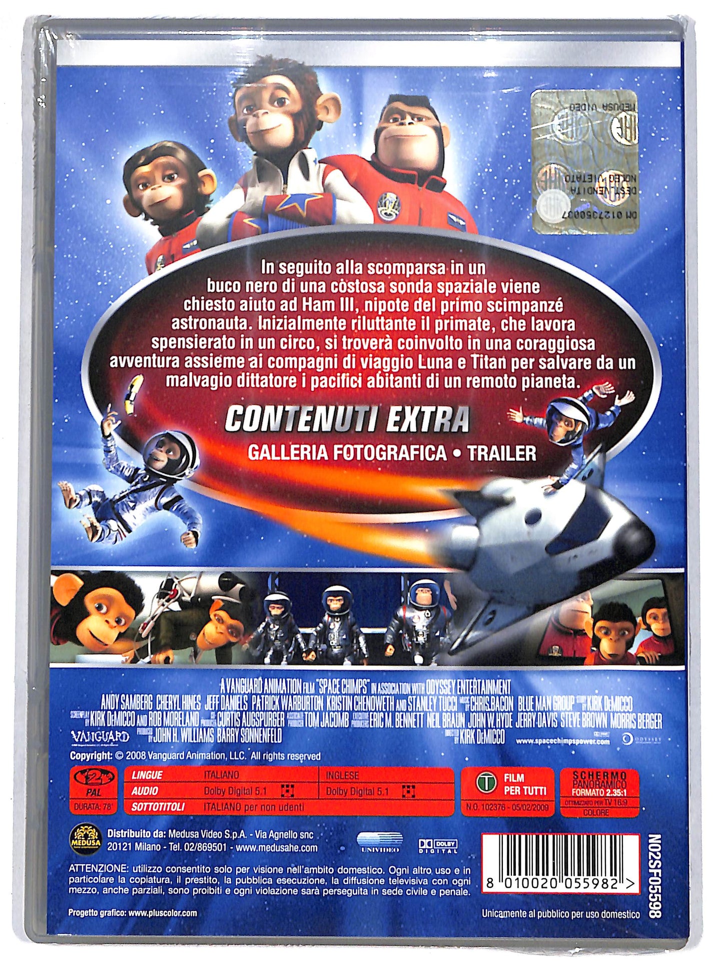 EBOND space chimps DVD D644515