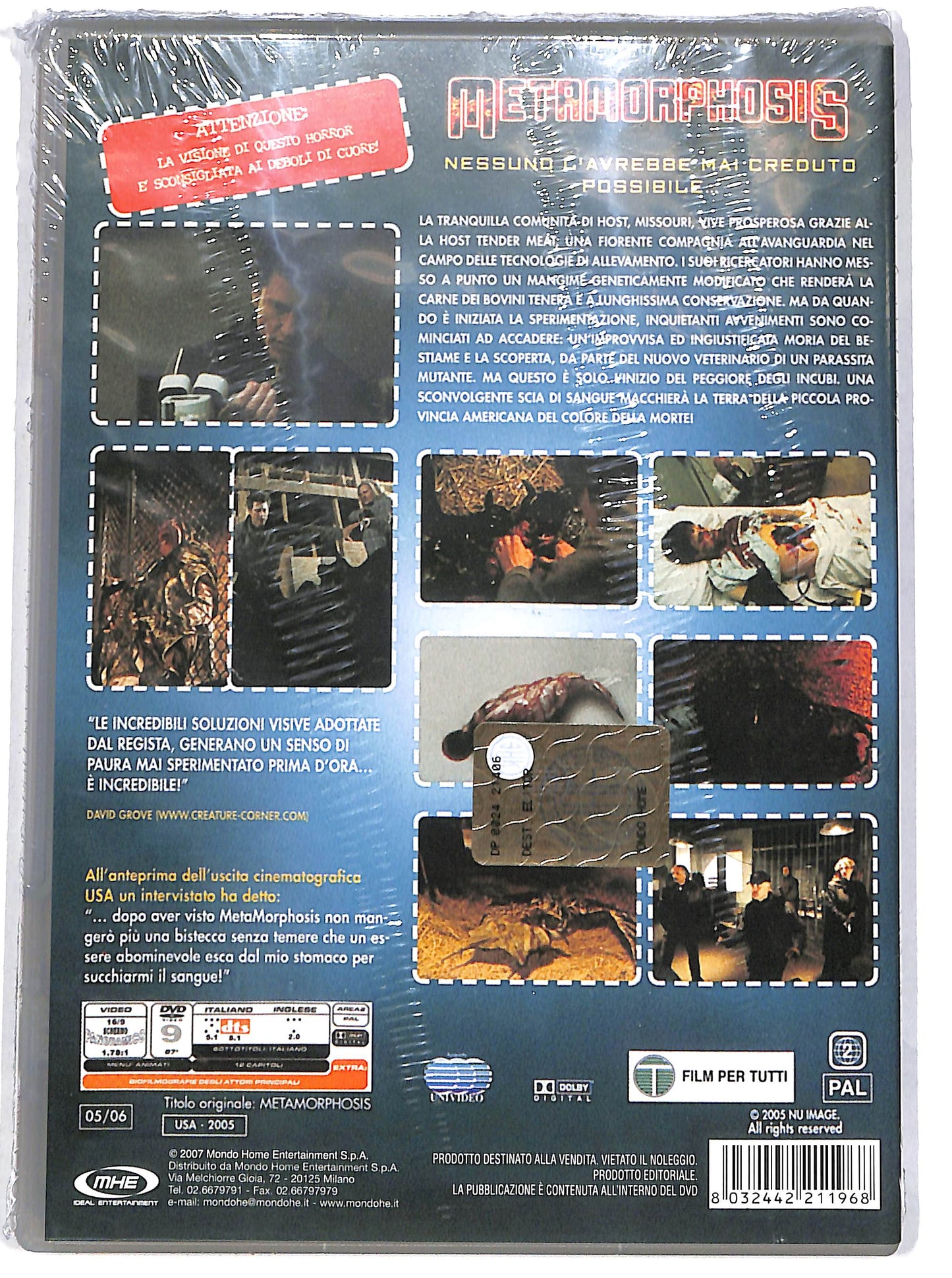 EBOND Metamorphosis  EDITORIALE  DVD D644655