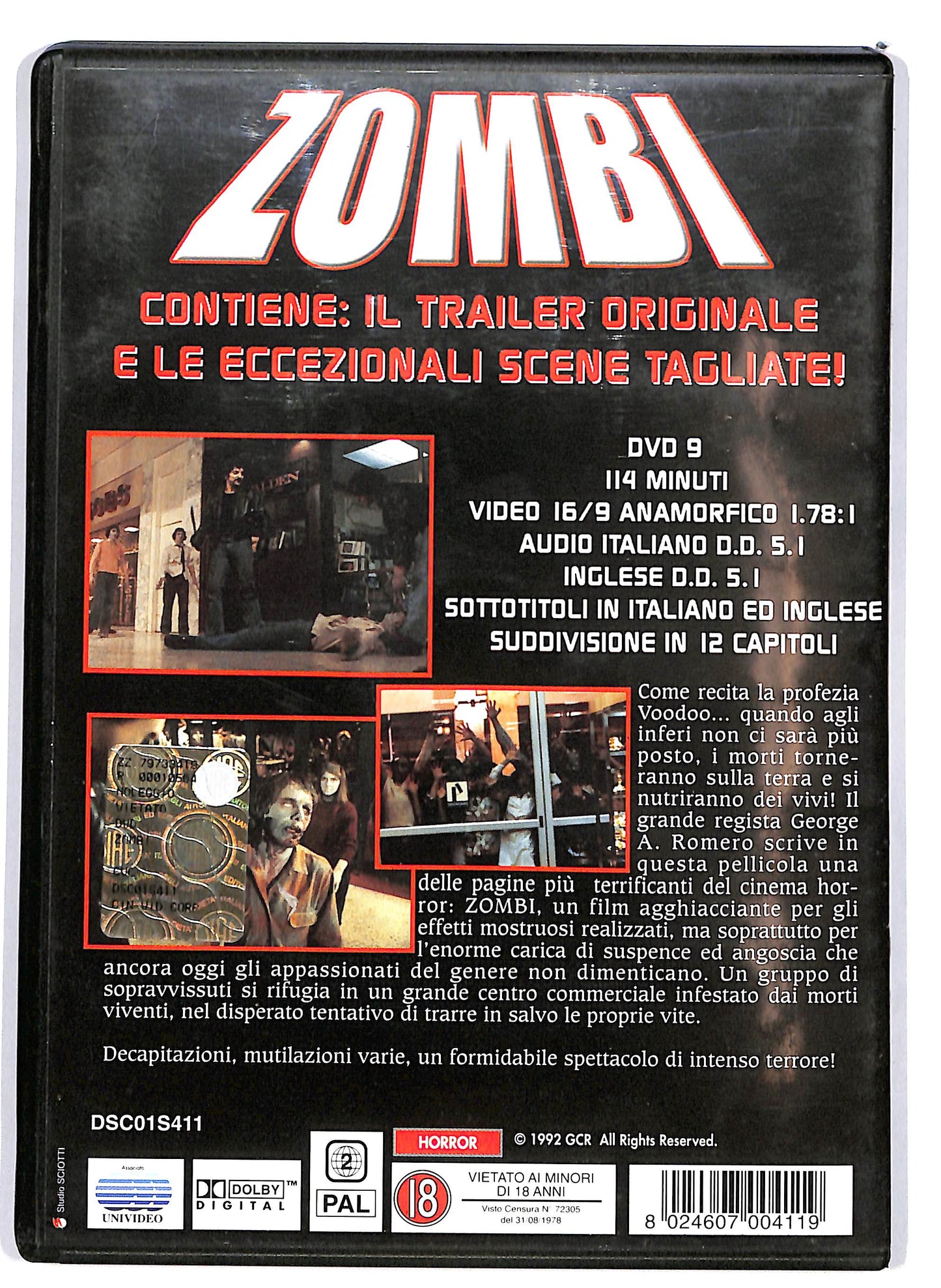 EBOND Zombi  DVD D645152