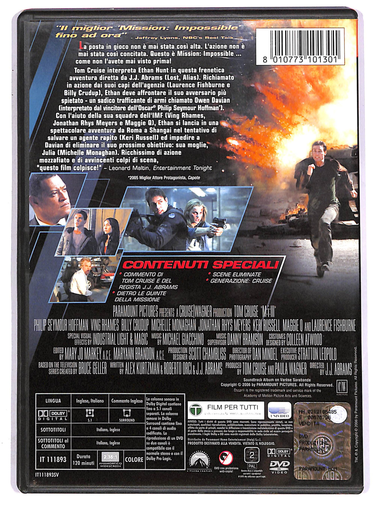 EBOND Tom Cruise M:I:III - Mission: Impossible III DVD D645315