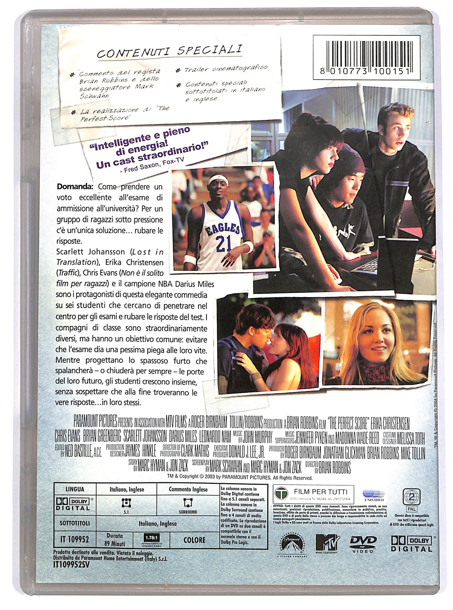EBOND The Perfect Score DVD D645511