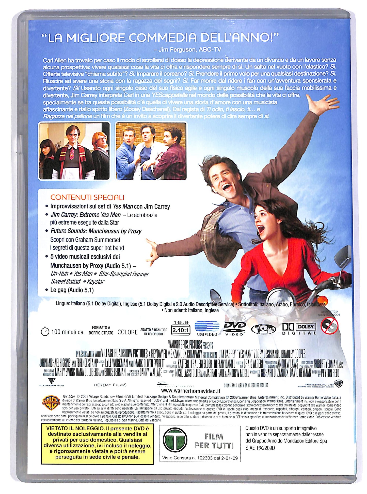 EBOND Yes Man EDITORIALE DVD D645543