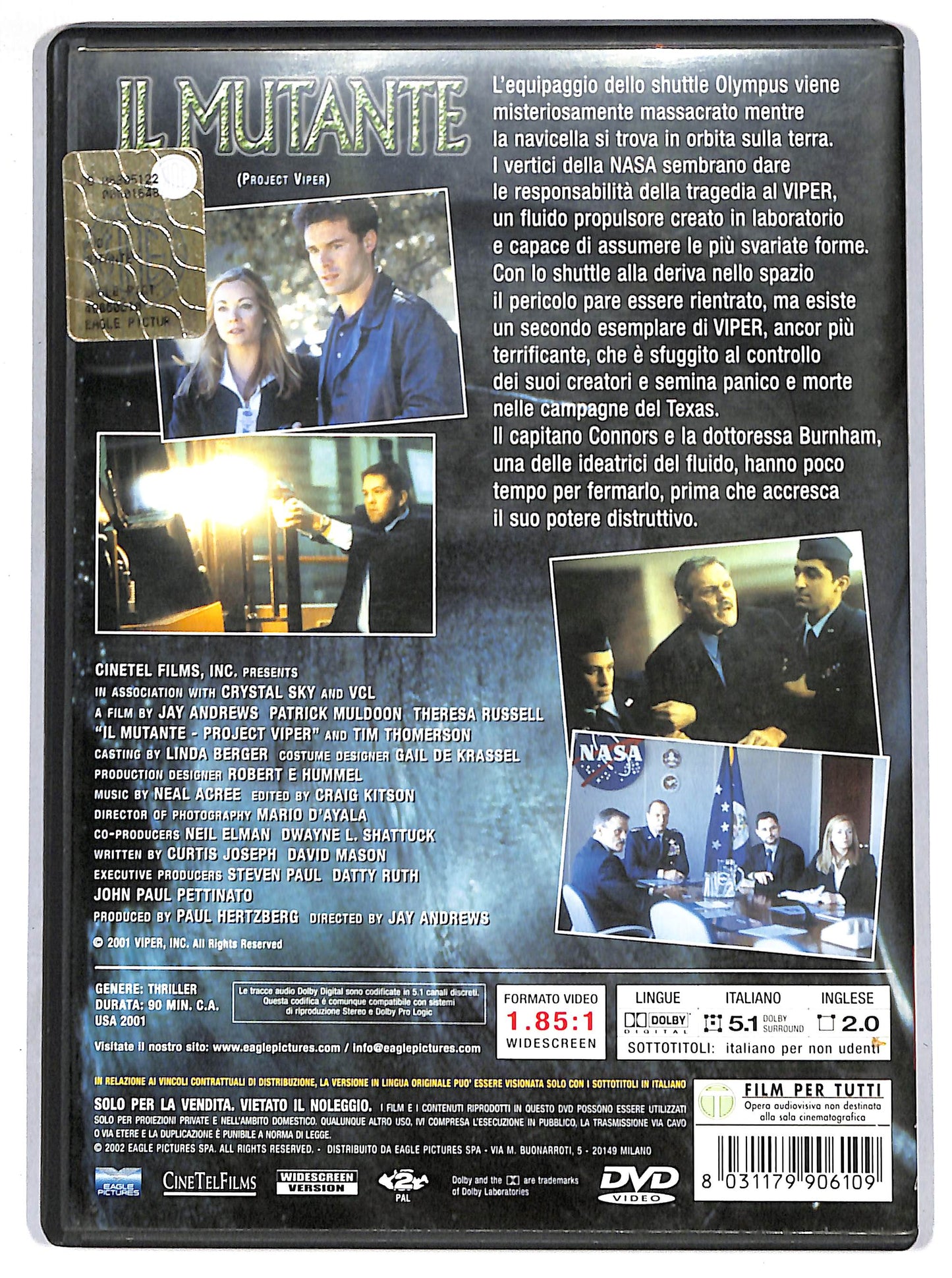 EBOND Il mutante DVD D645758
