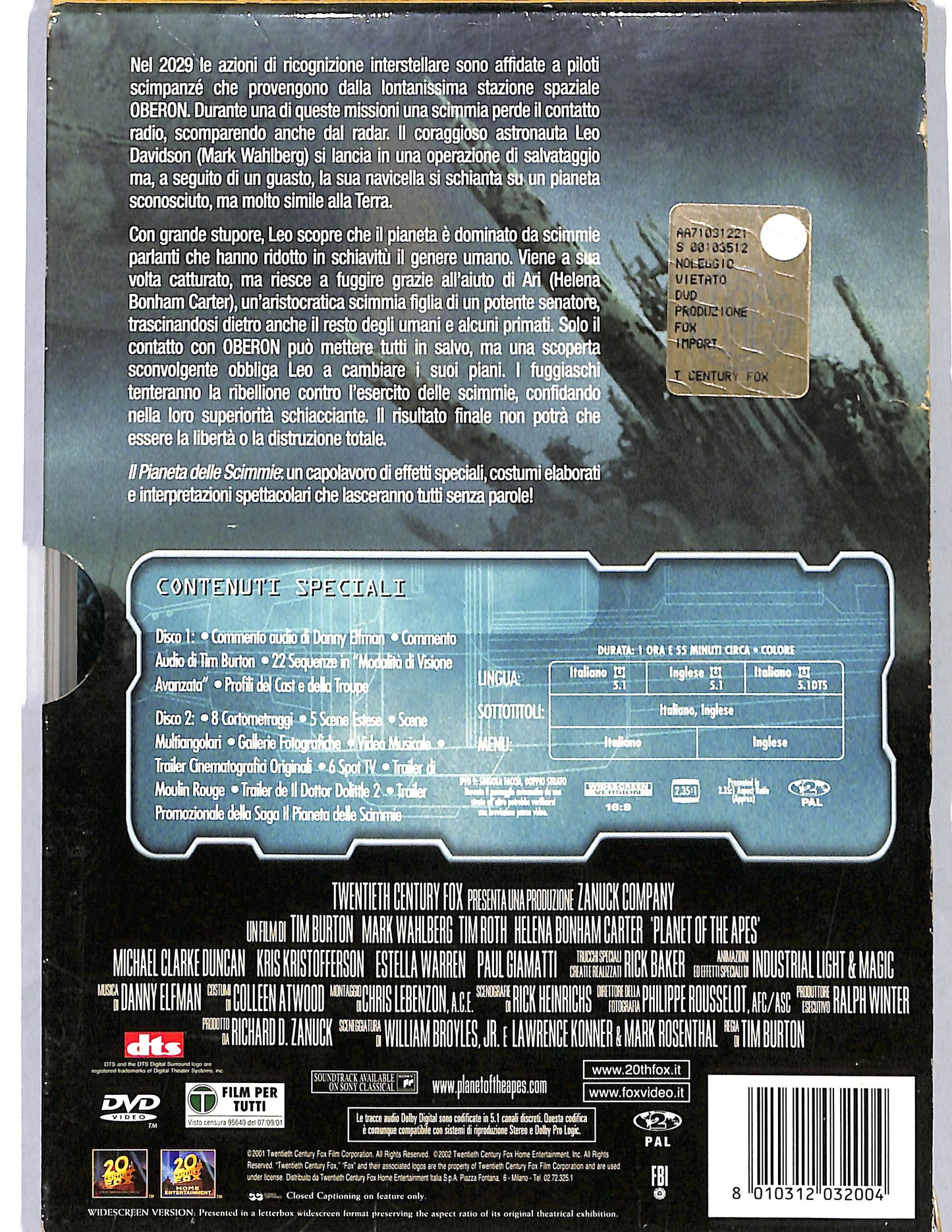 EBOND Planet of the apes  DVD D646147