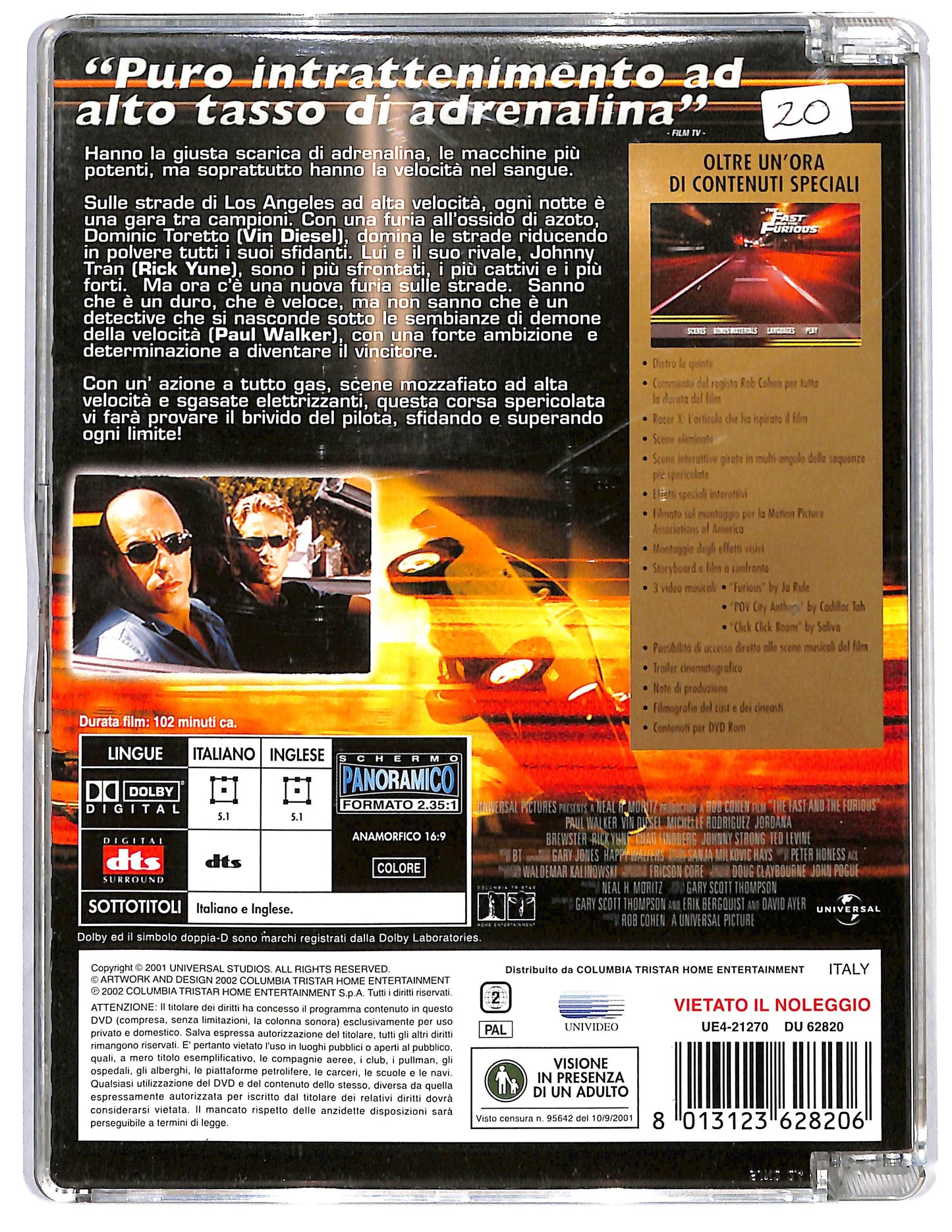 EBOND Fast and Furious  SJB DVD D646203