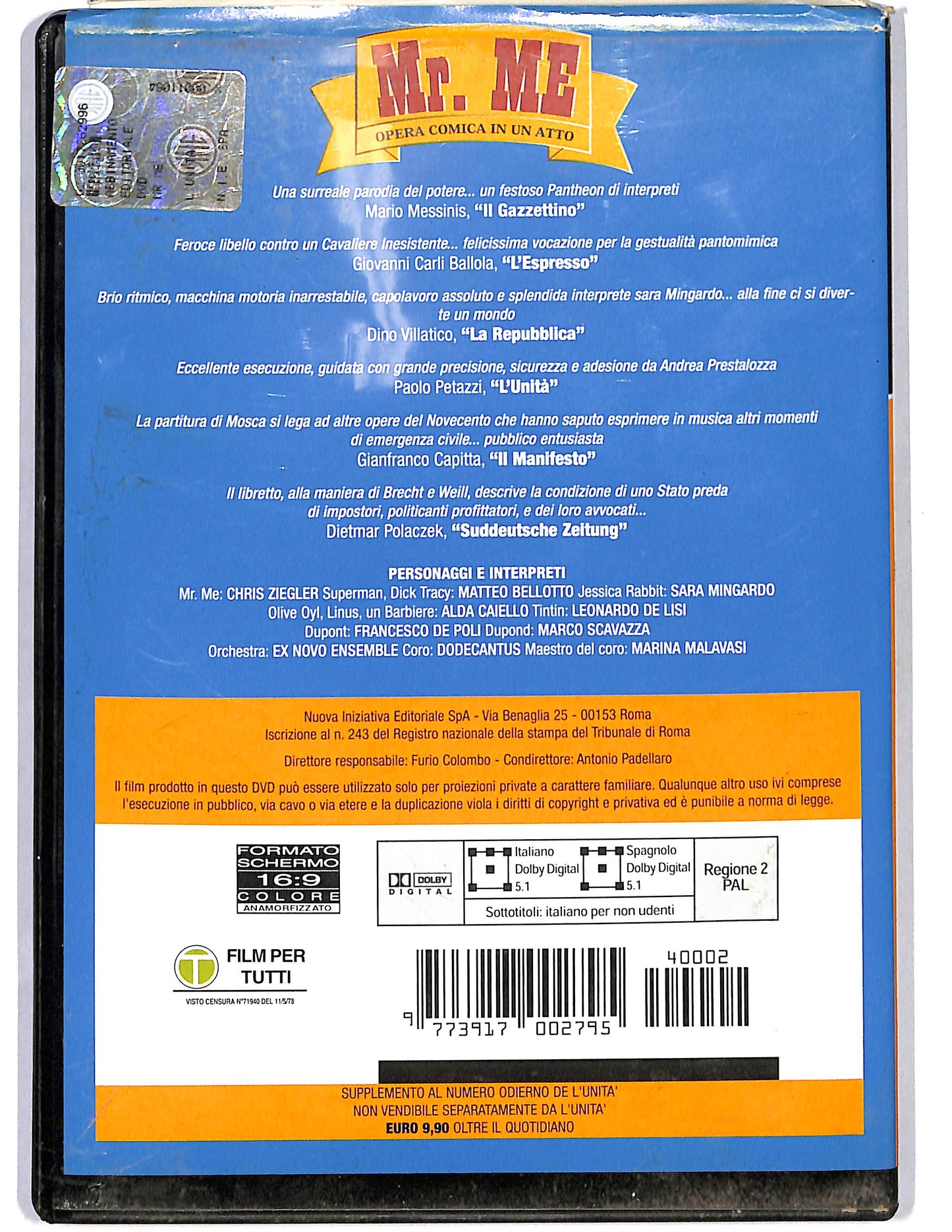 EBOND Mr me 9 EDITORIALE DVD D646208