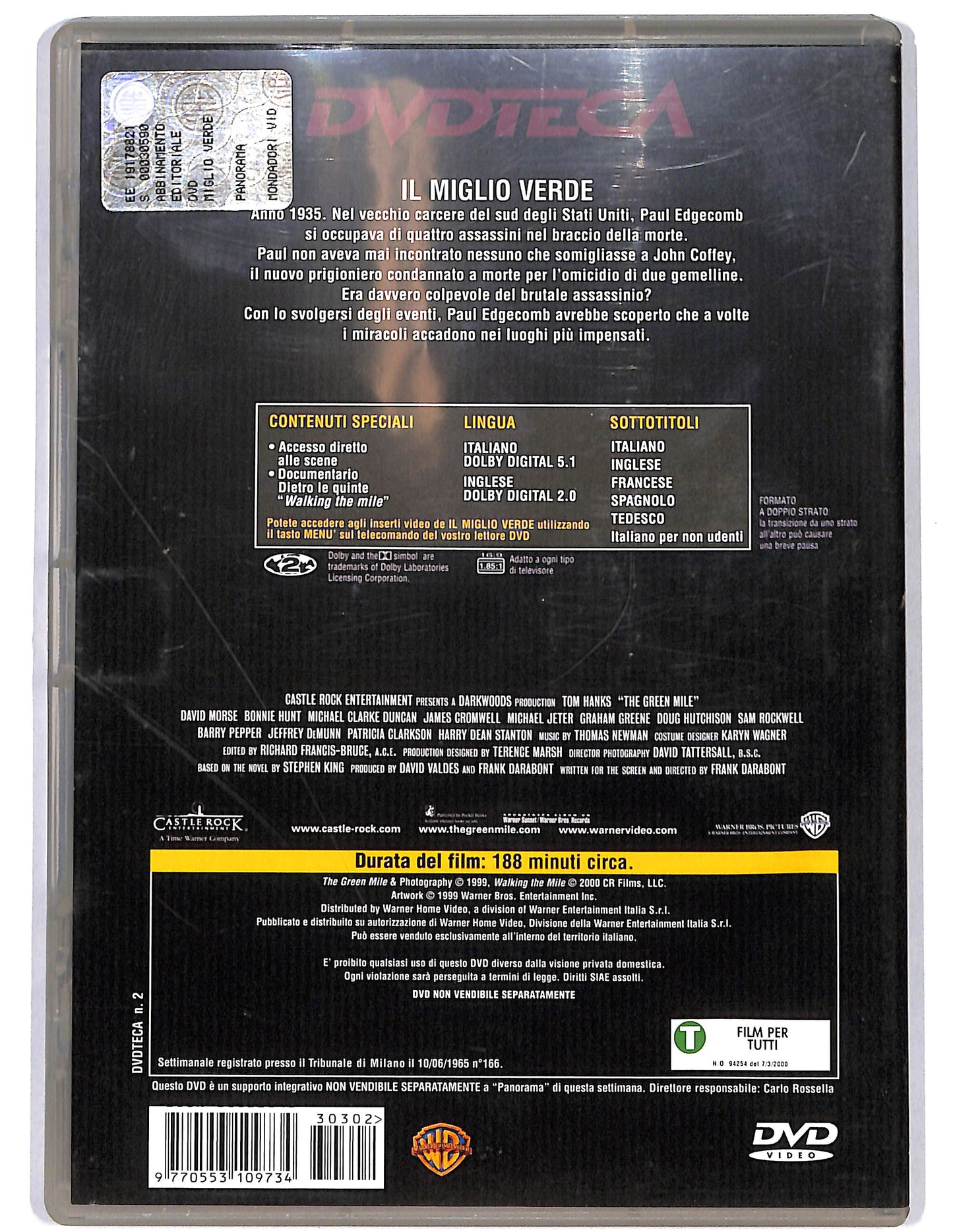 EBOND Il miglio verde EDITORIALE DVD D646248