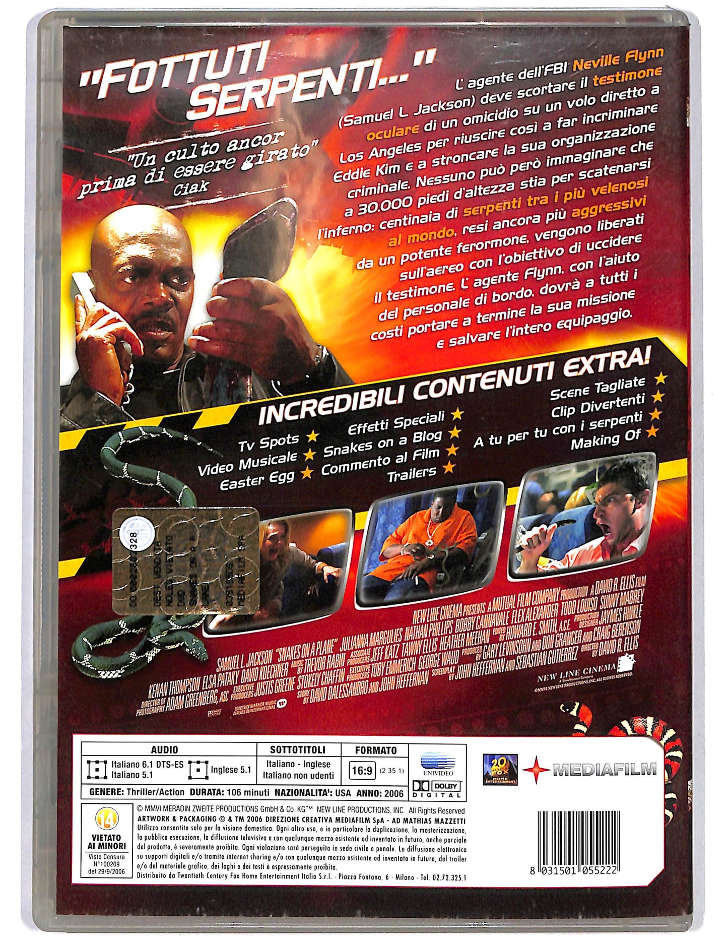EBOND Snakes on a Plane  DVD D646327