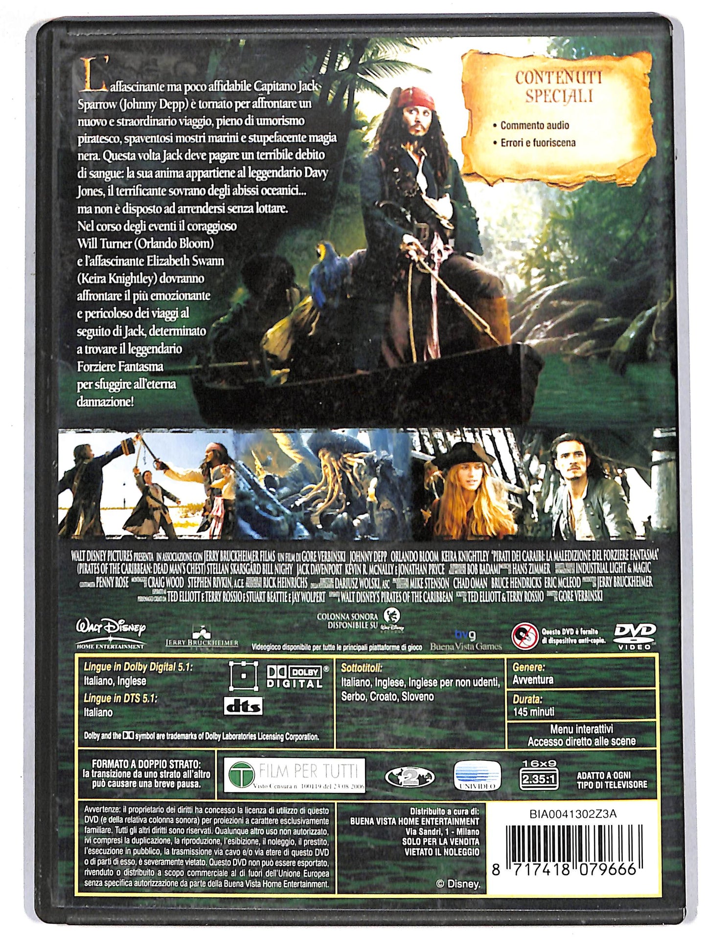 EBOND pirati dei caraibi - la maledizione del forziere DVD D646932