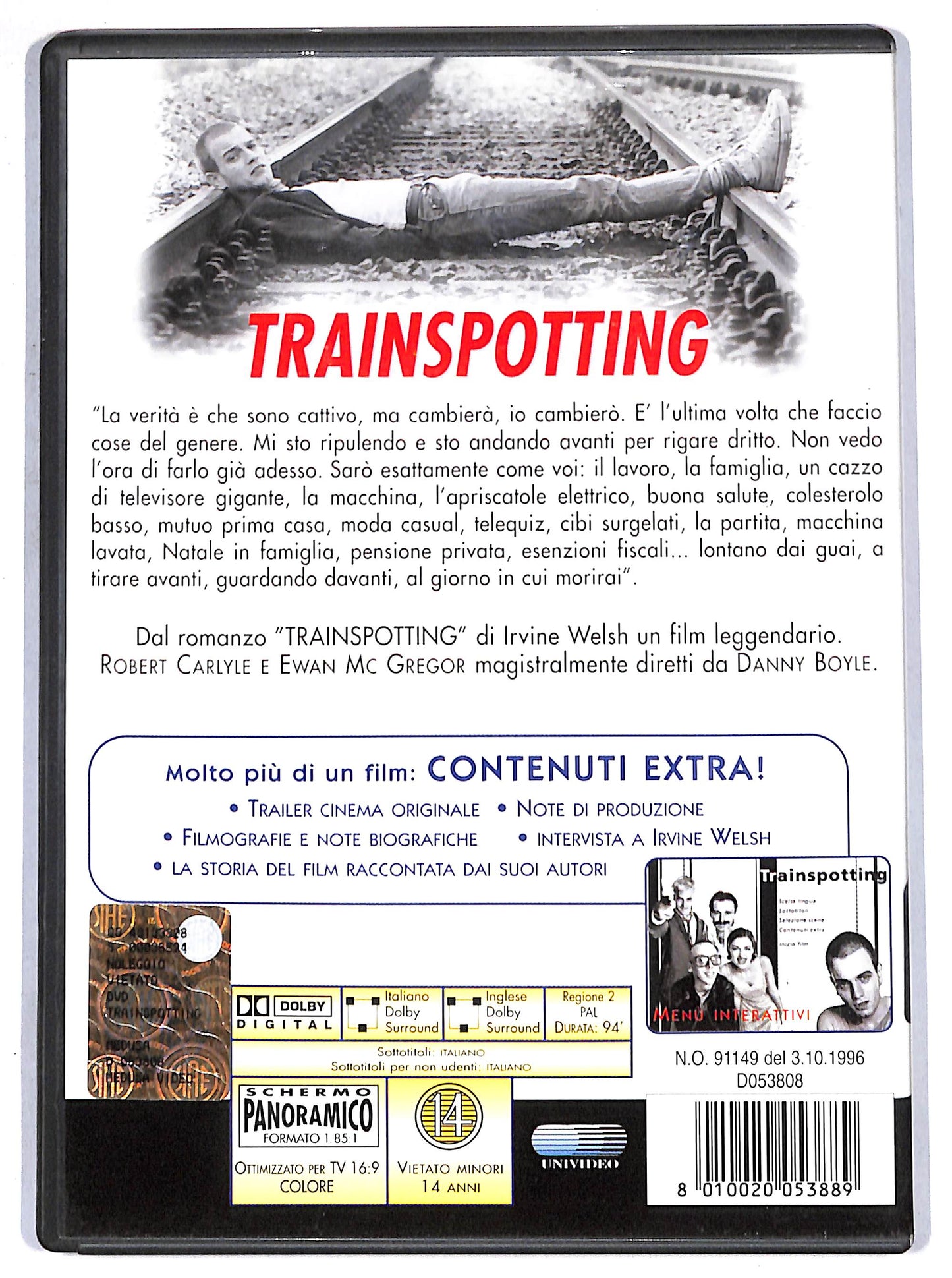 EBOND trainspotting DVD D646954