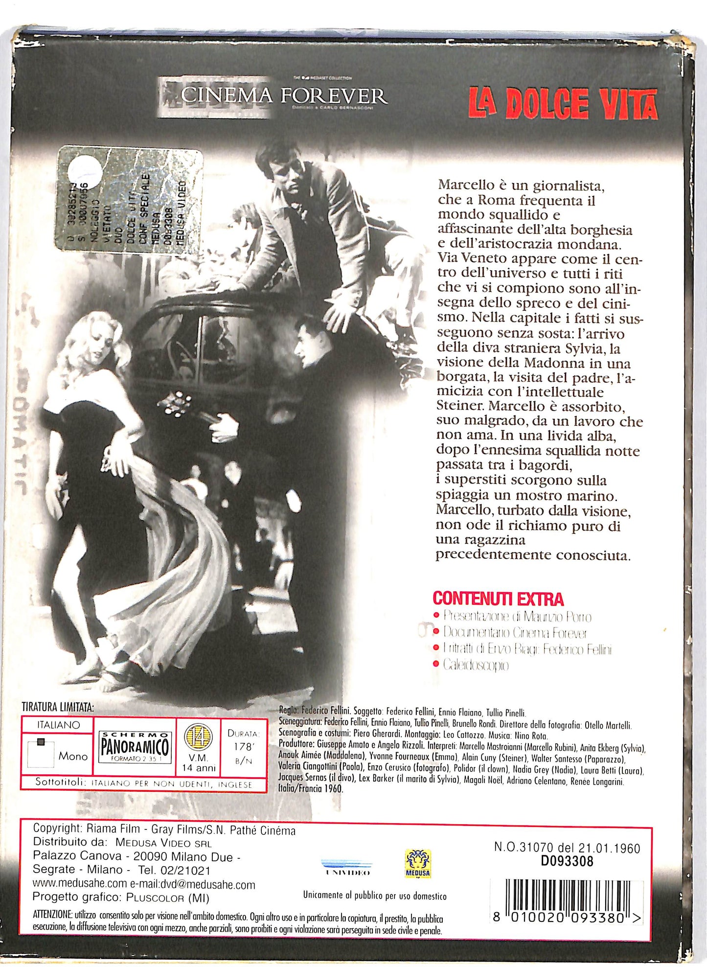 EBOND La dolce vita Slipcase DVD D647002