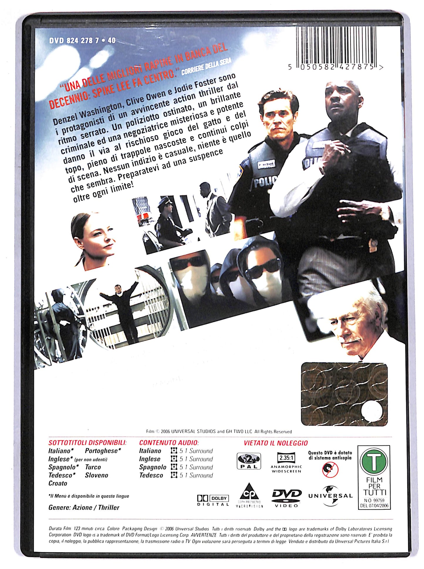 EBOND inside man DVD D647117