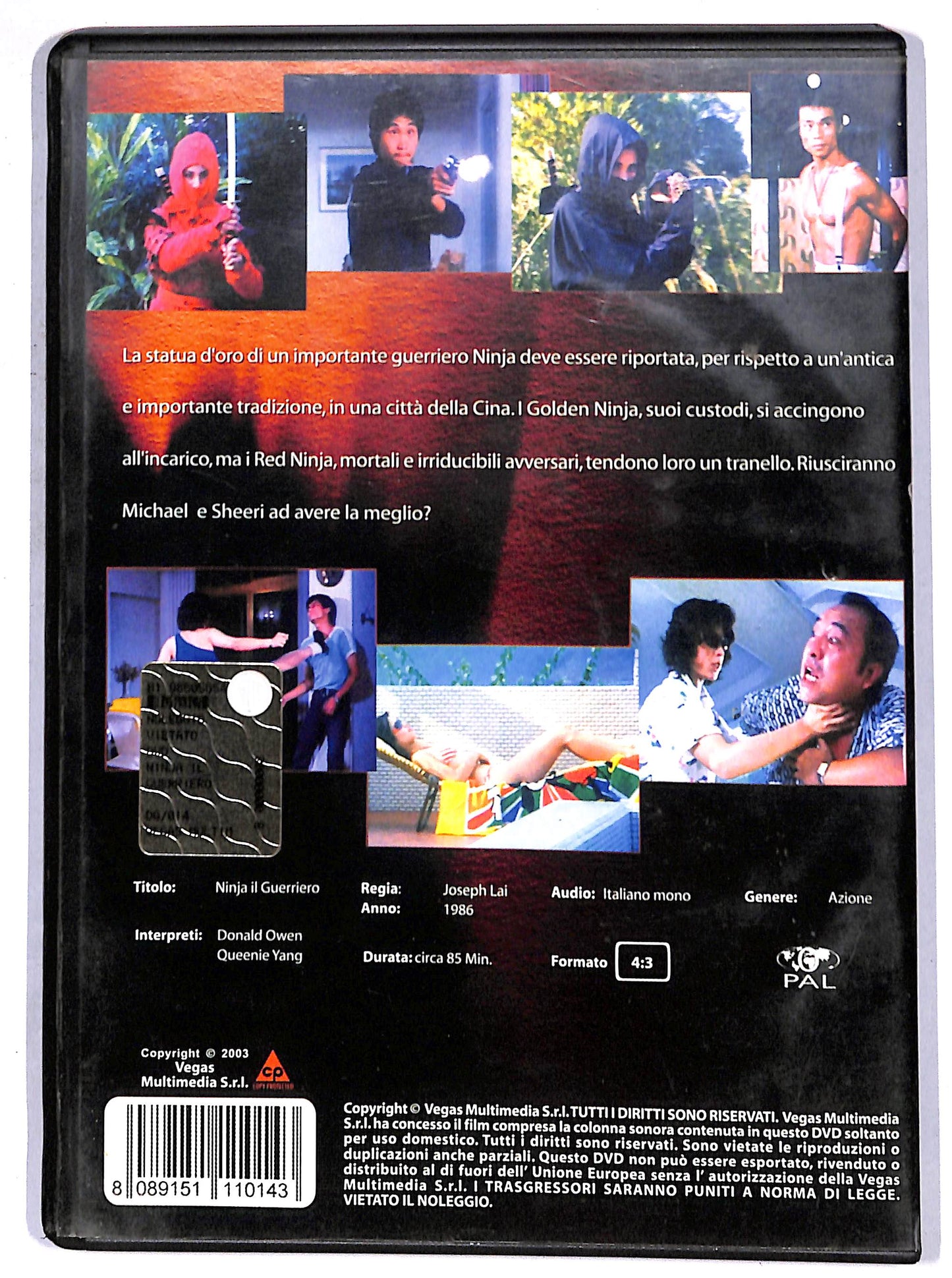 EBOND ninja il guerriero DVD D647149