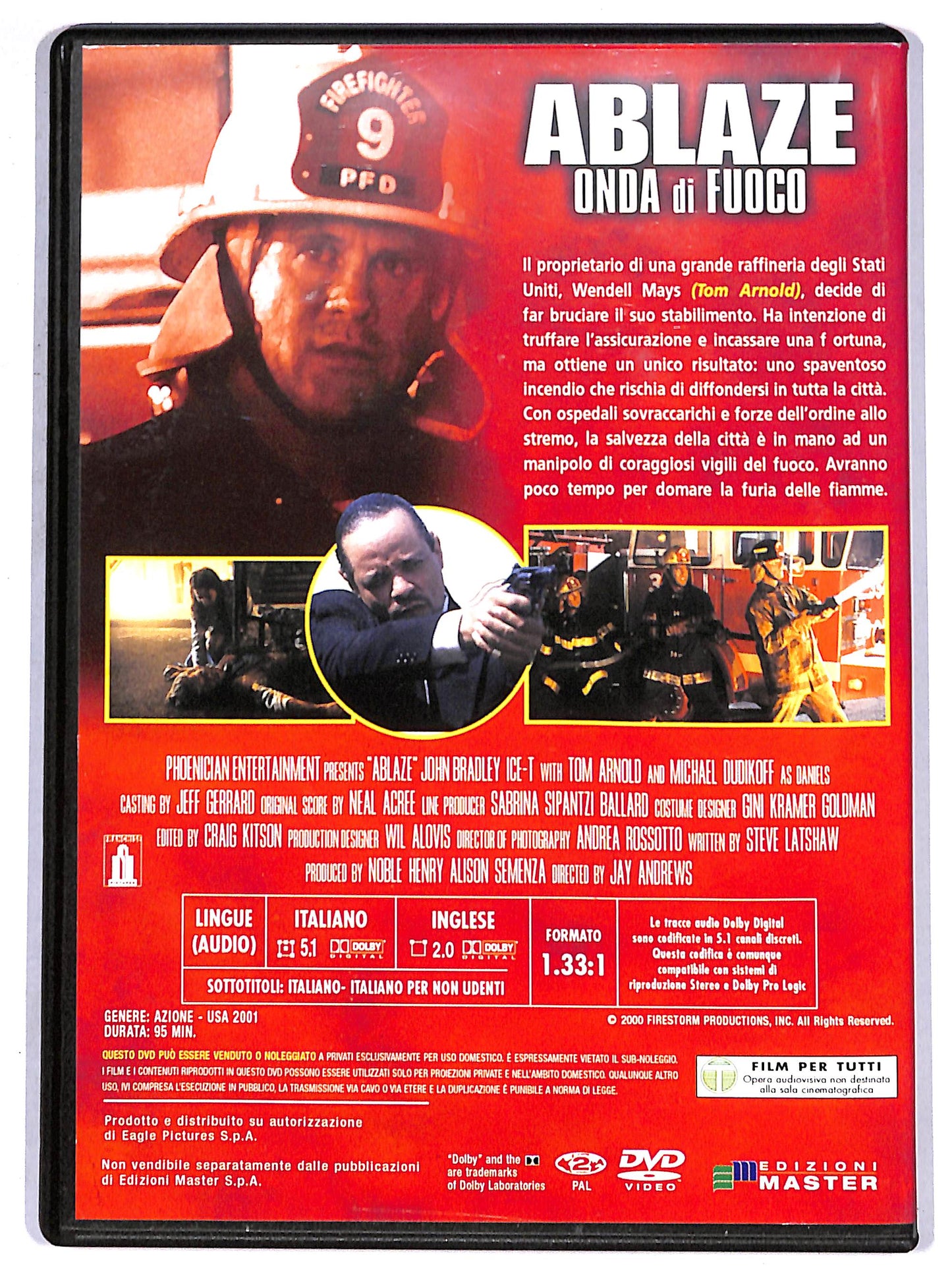 EBOND ablaze - onda di fuoco DVD D647160