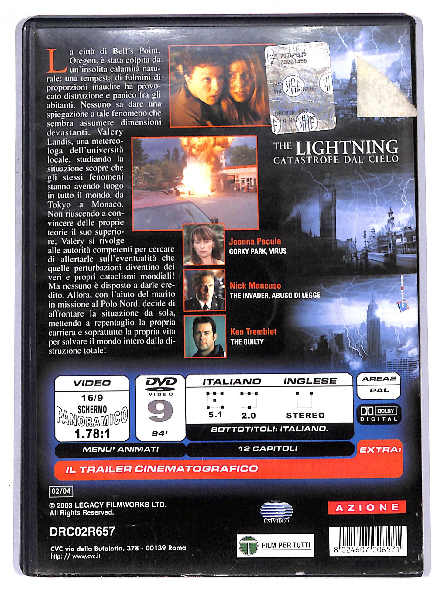 EBOND the lightning - catastrofe dal cielo DVD D647203
